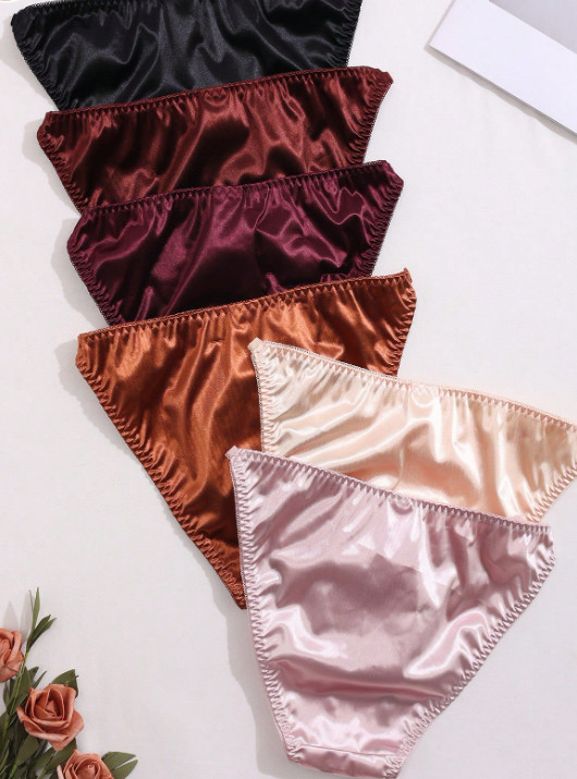 Women’s soft silky feel glossy tanga style panties various colours sissy CD TV