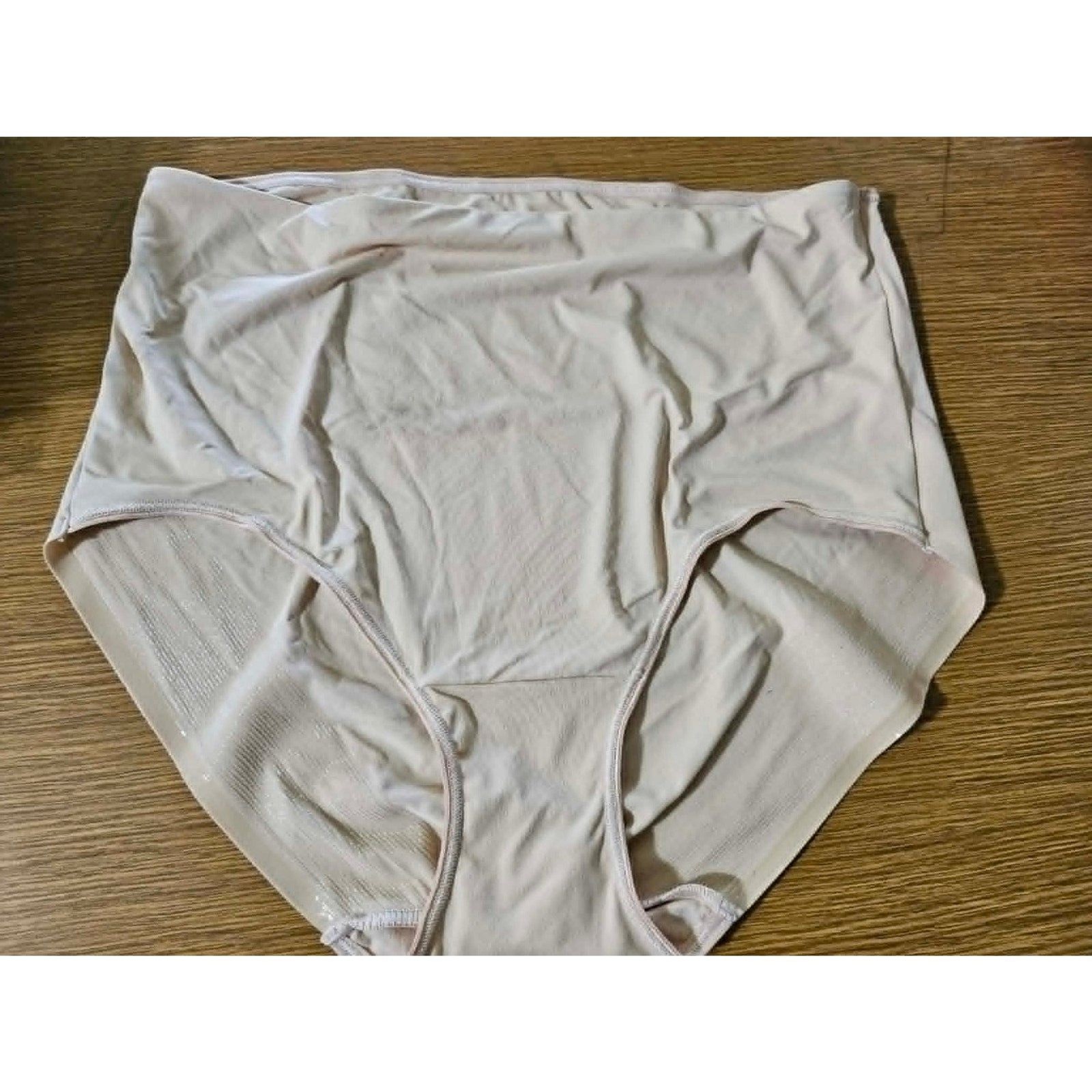 Soma Vanishing Tummy High Waist Brief Panty XXL Pale Sand Grip Silicone NWT
