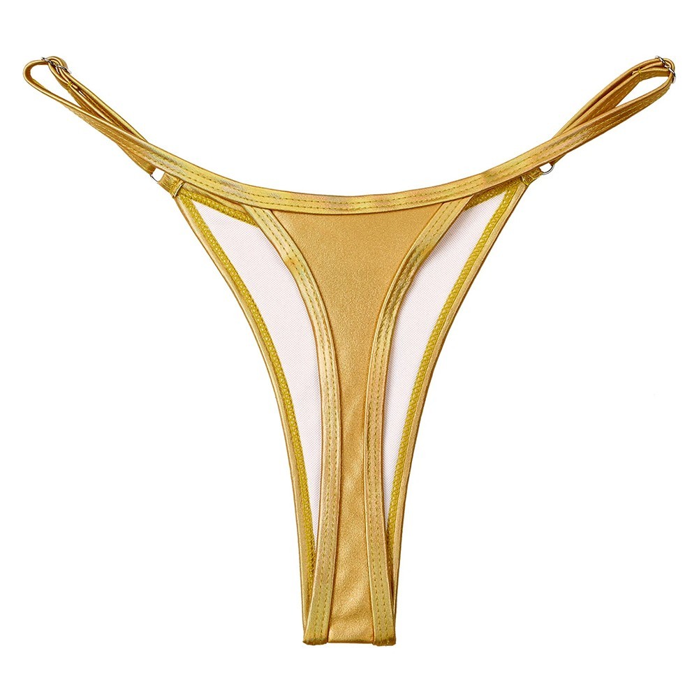 Sleek Womens Low Waist Thong with Sequins for Comfortable Home and Sleepwear