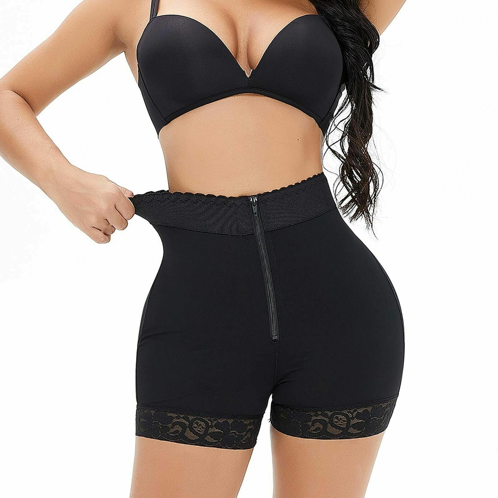 New Style Lace High Waisted Tummy Control Pants Body Shaper Booty Lifting Shorts