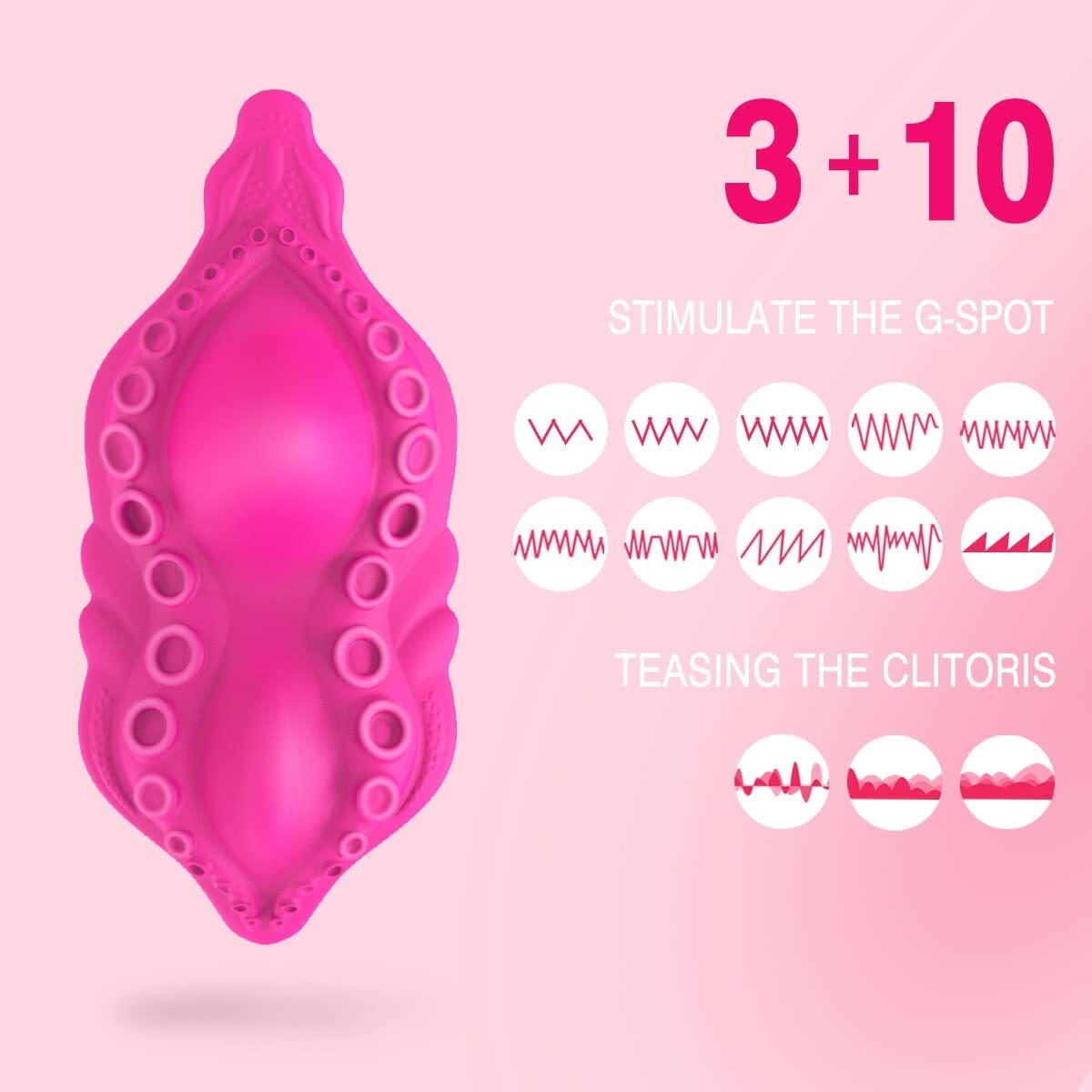 Vibrating Women Panties Massager Wireless APP Remote Control Waterproof 10 Modes