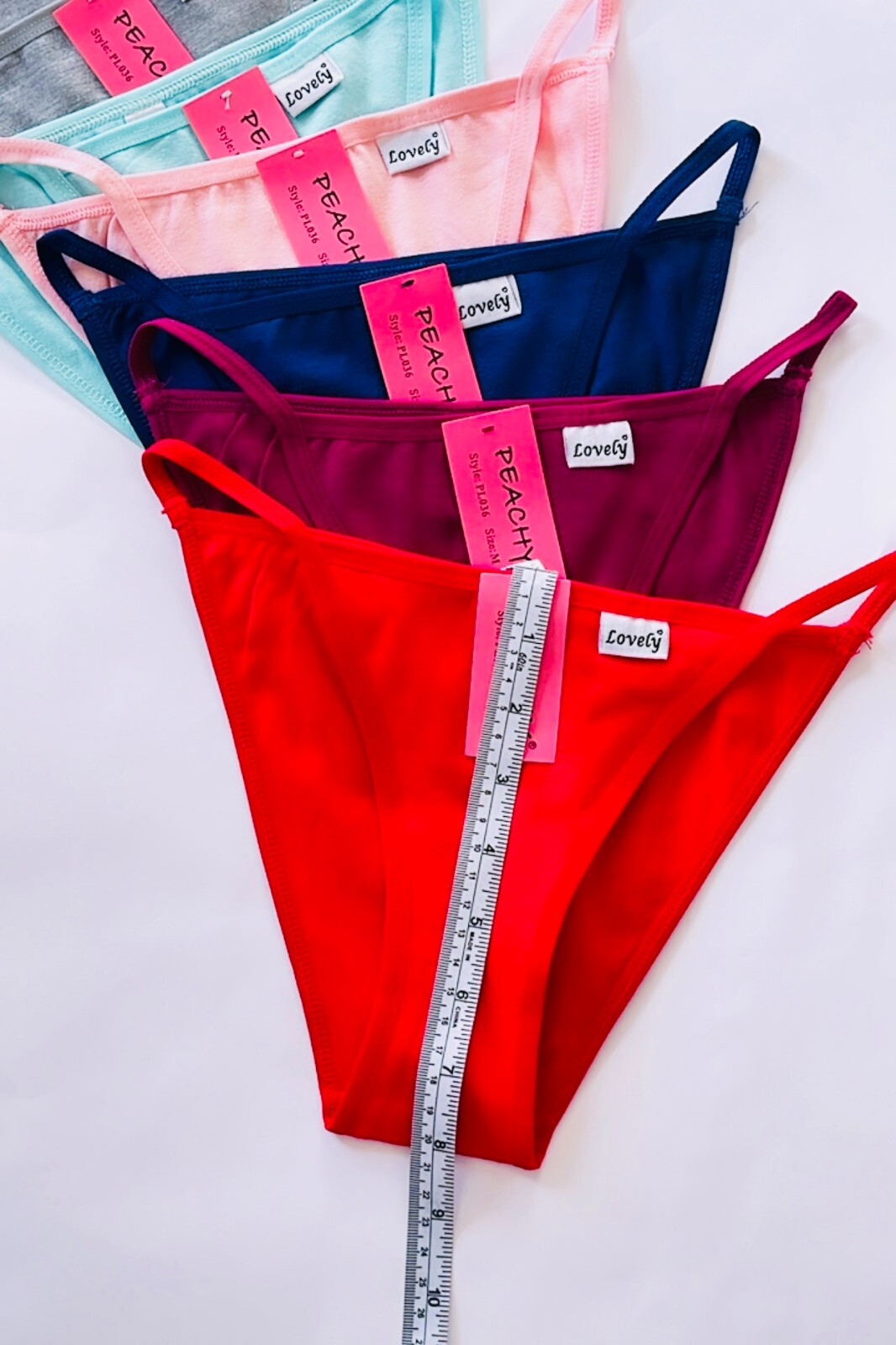 LOT NICE 6 Women Bikini Panties Brief Floral Lace Cotton Underwear Size S M L XL