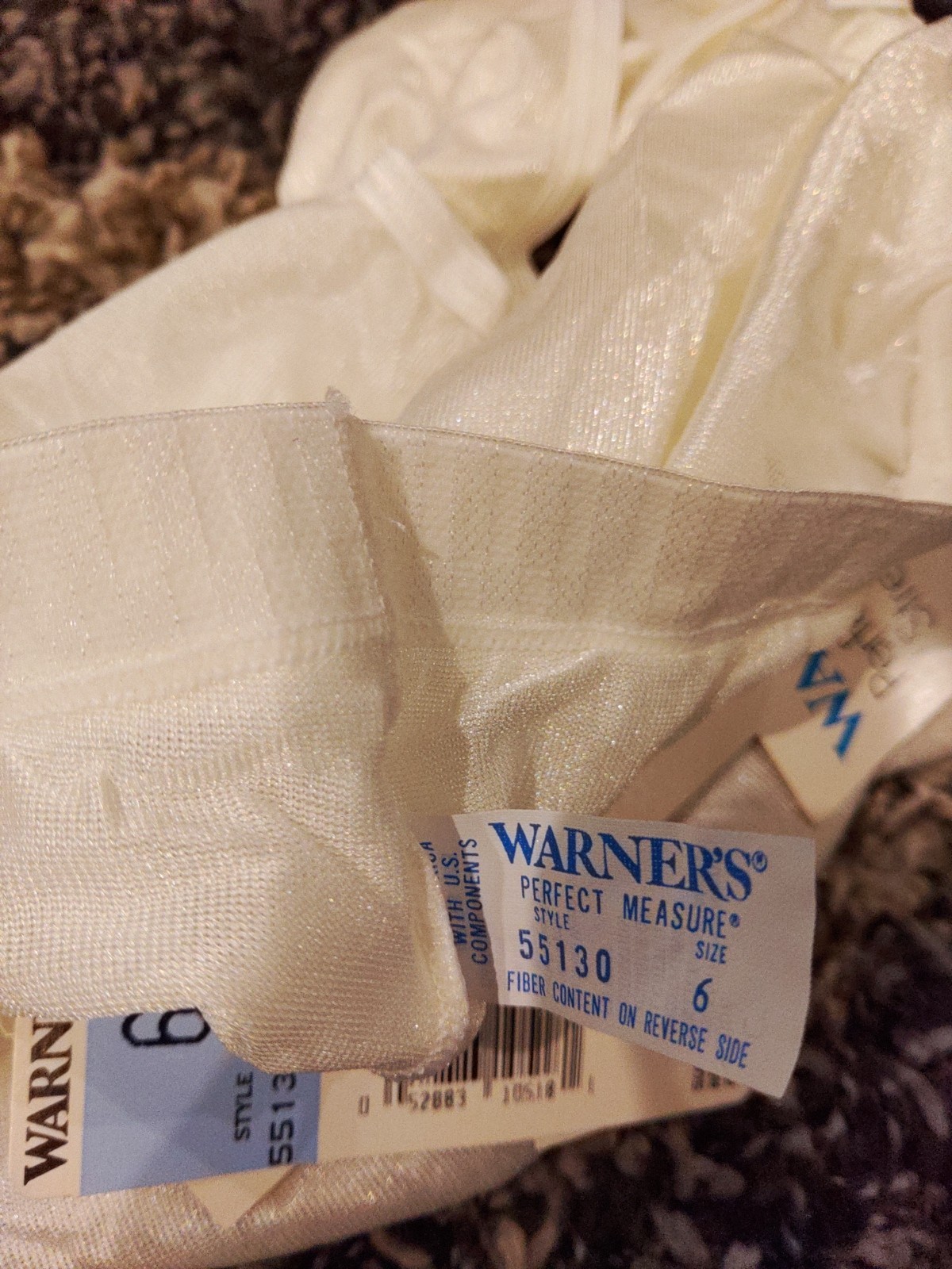 Vintage Warner’s “Perfect Measures” Nylon Brief Panties Size 6 Silky Soft #55130