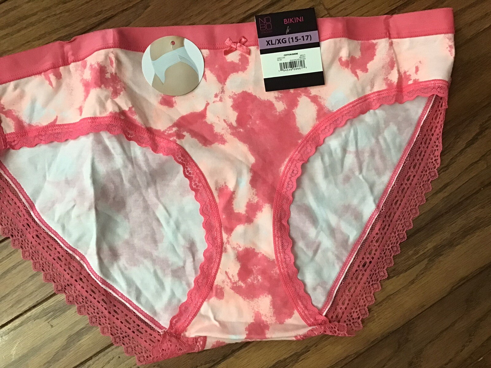 NWT NOBO No Boundaries Bikini Panties Size XL (LOT OF 3 Pairs) (C42-2)