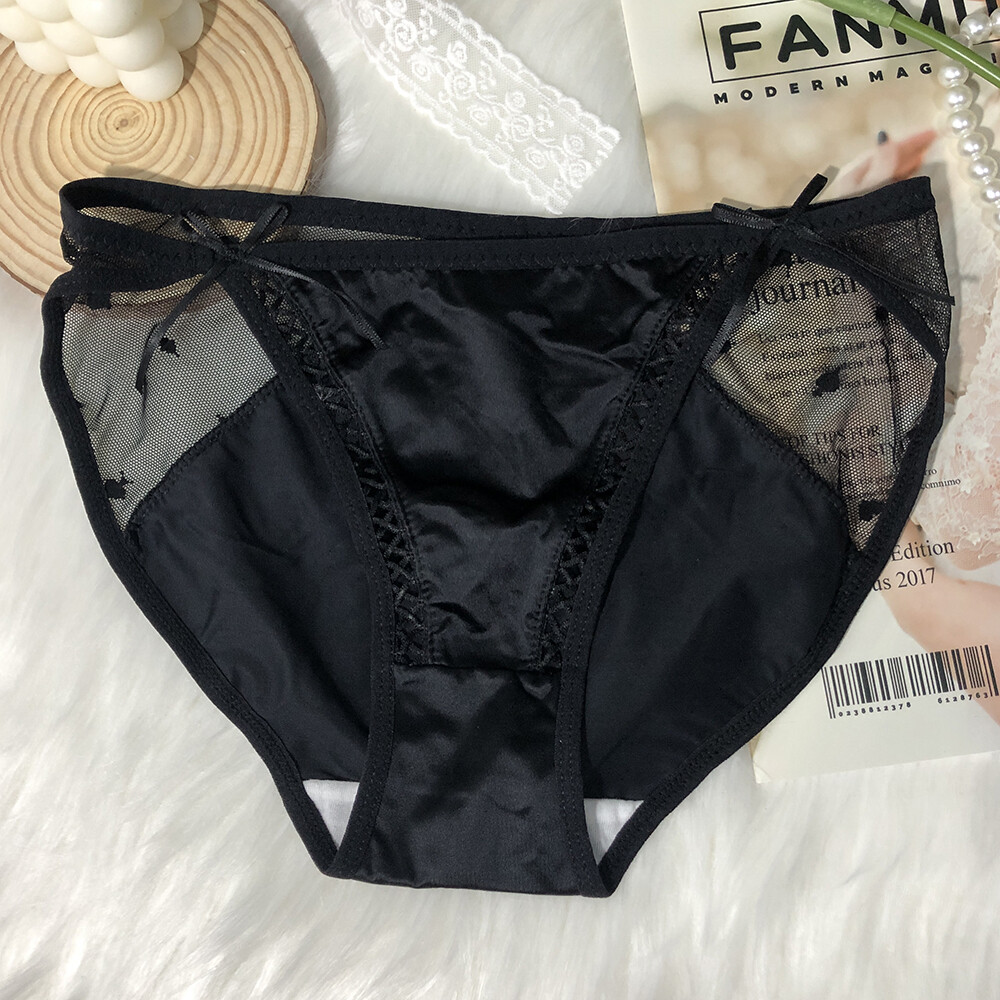 Pack Of 5 Womens Sexy French Satin Panties Briefs Underwear Lot String Bikinis