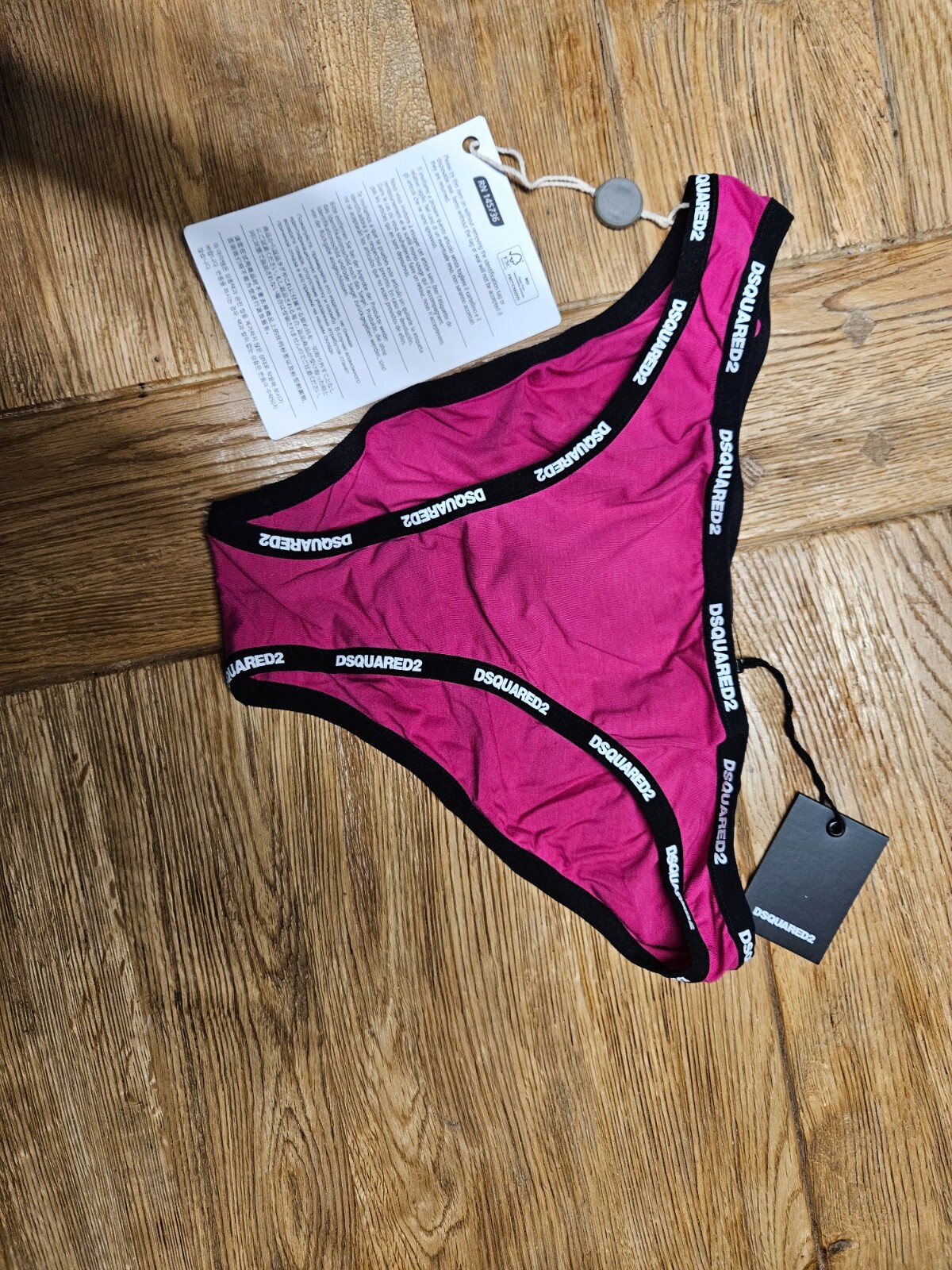 DSQUARED 2, UNDERWEAR,BRIEF, panties, size I,dark pink, ORIGINAL,BRAND NEW