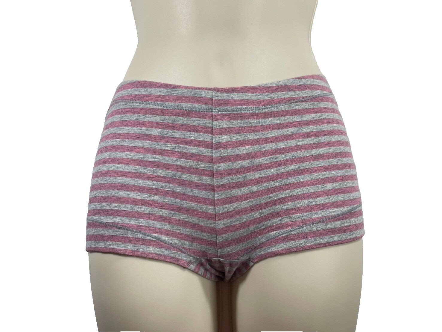 NWOT 2-Pack Maidenform L Dream Cotton Tailored Boyshort Underwear DM0002 Stripe