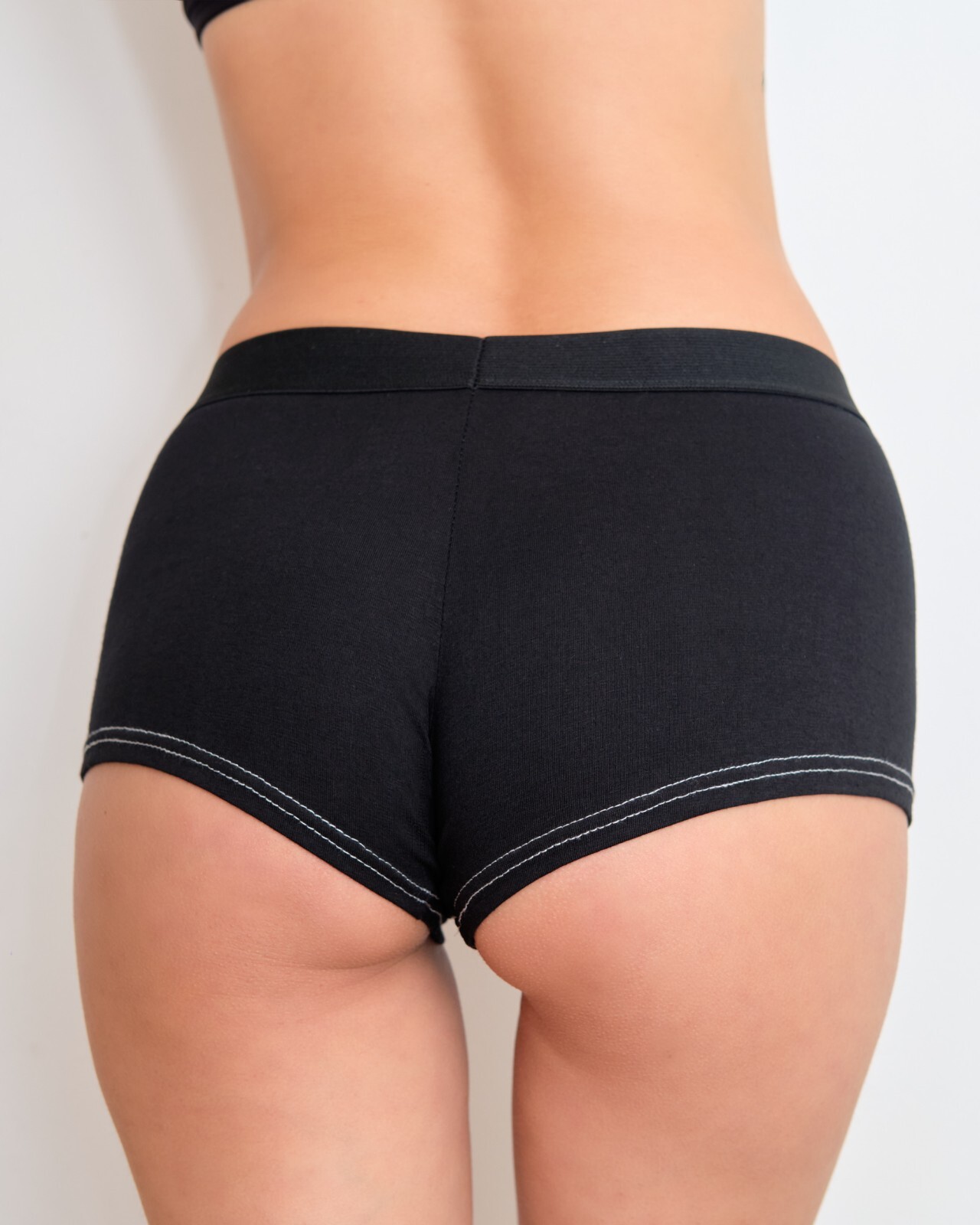 Nabtos Women Boxers Cotton Boyshort Lot Seamless Panties Solid Underwear Pack 5