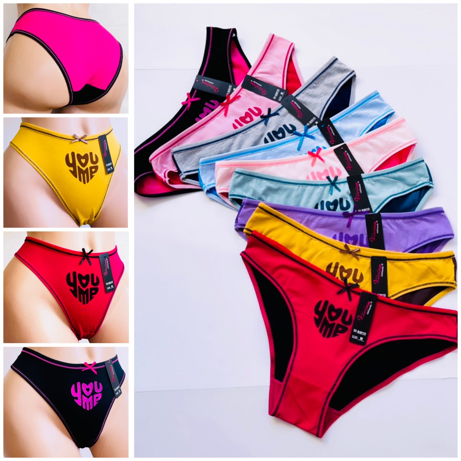 6-12 WOMEN’S LONG LEG Bikini cheeky 95% COTTON UNDERWEAR Panties Undies 115 S-XL