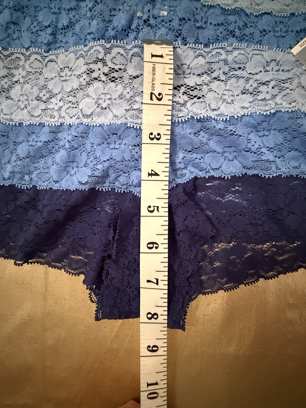 NWT 4 Pack Jaclyn Smith Stretch Lacy Boyshort Panties Colors Shown Size L/7