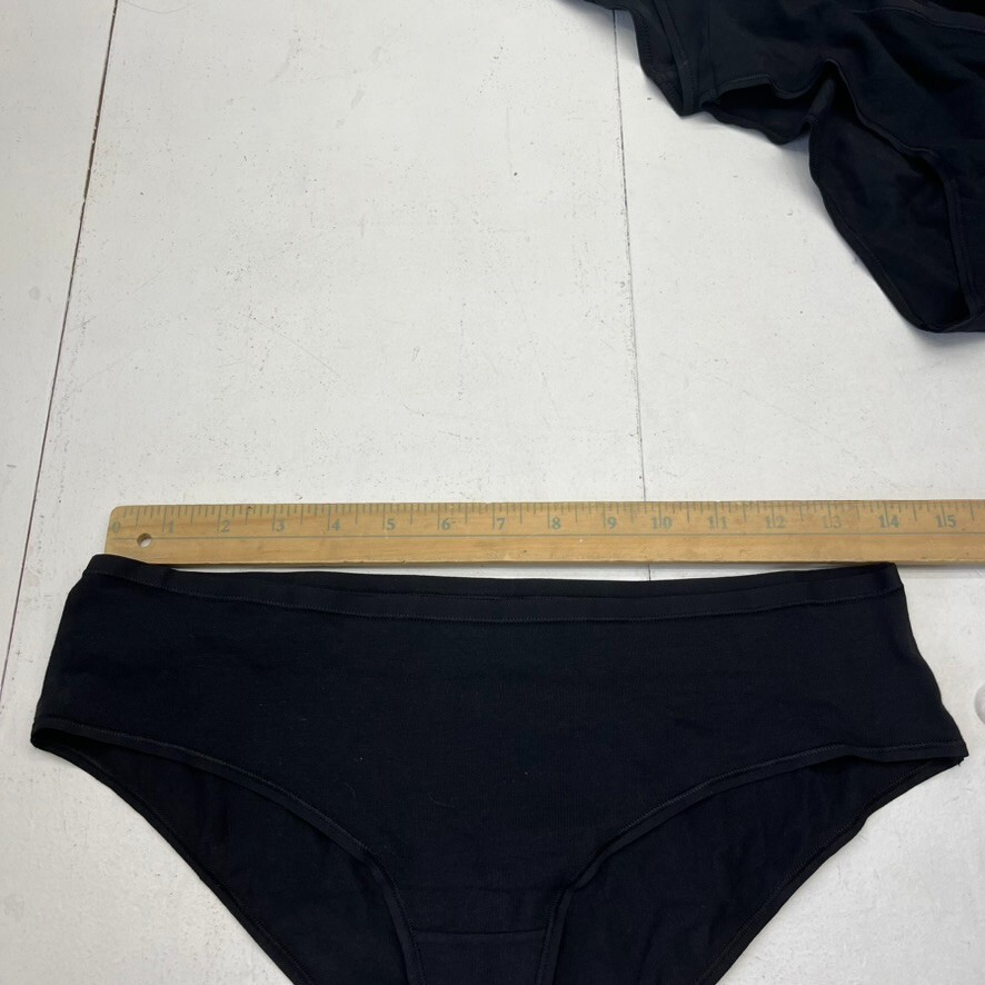 Amazon Essentials Black 4 Pack Bikini Underwear Women’s Size Medium NEW