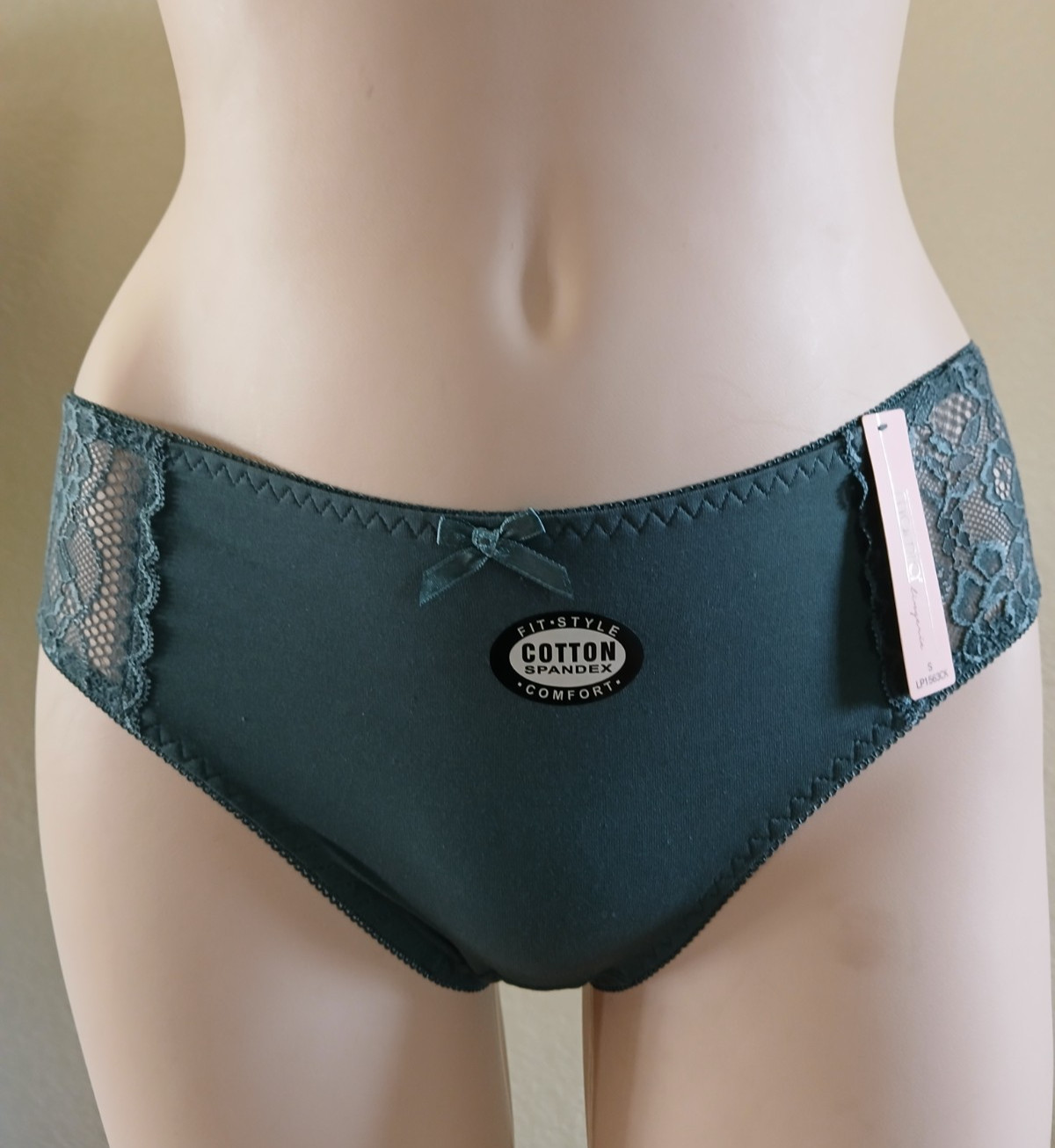 3 NWT WOMEN’S HIPSTER COTTON STRETCH BIKINI LOW CUT PANTY BLUE,ORANGE,GREEN MED