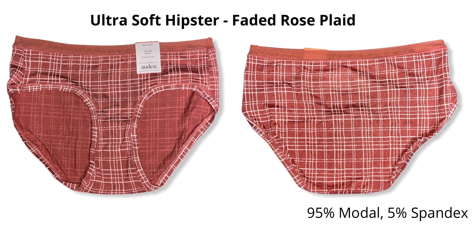 Women’s 4pk Assorted Styles & Colors Underwear – Auden – Size XS (0-2) – 697