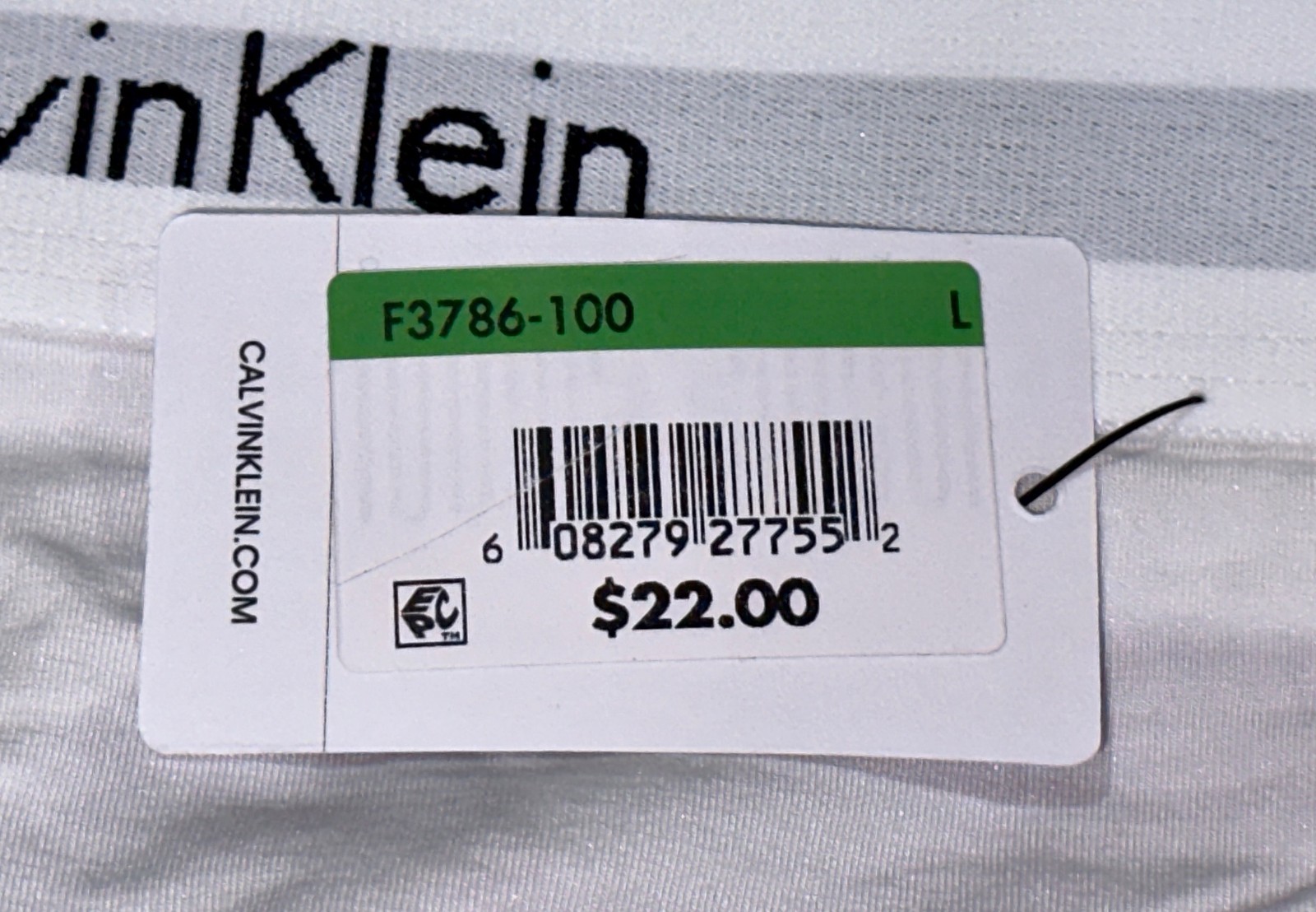 CALVIN KLEIN Modern Cotton White Black Grey Thong Panty Womens S 5 M 6 L 7 F3786