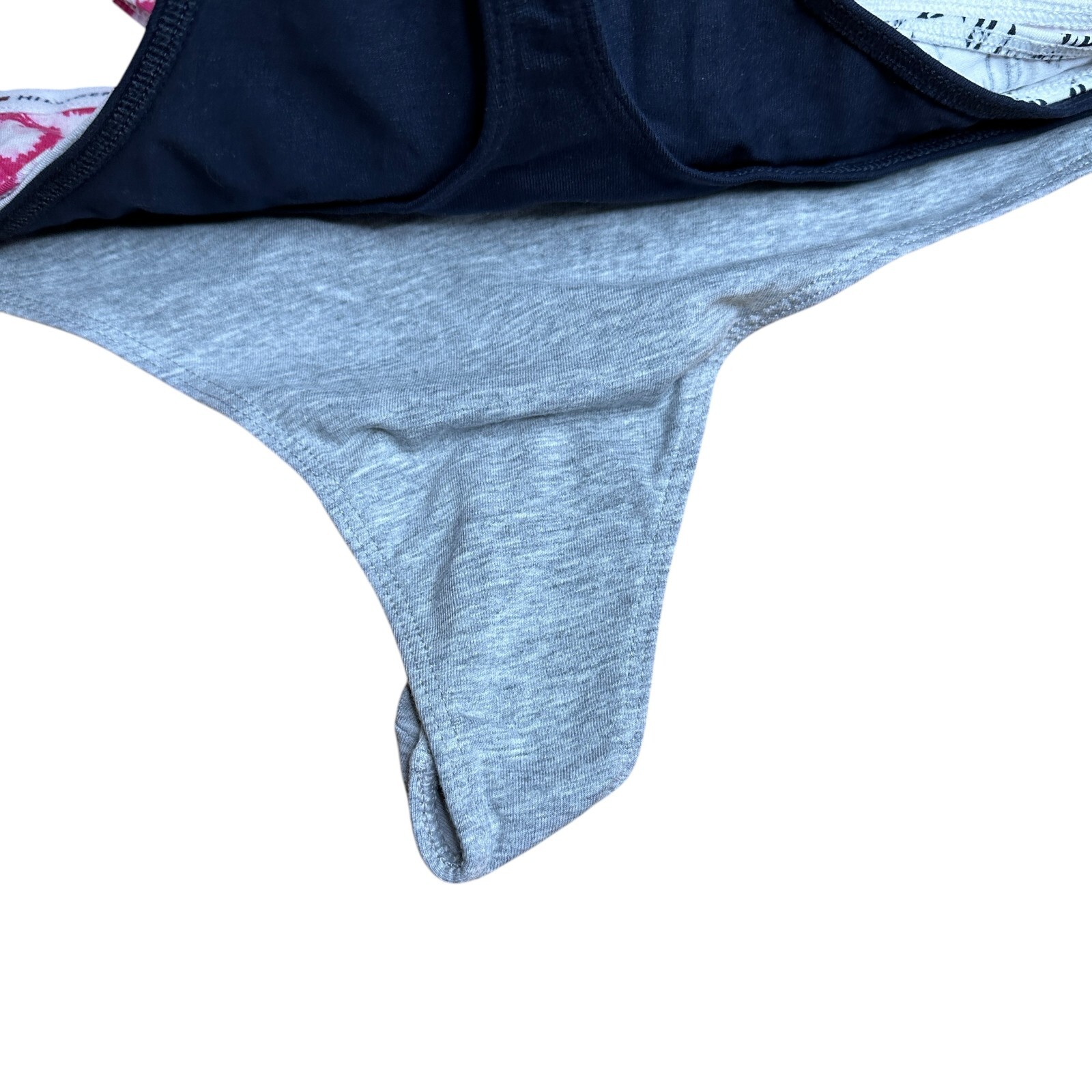 TOMMY HILFIGER MICROFIBER WOMEN THONGS- Size XL – 5-Pack