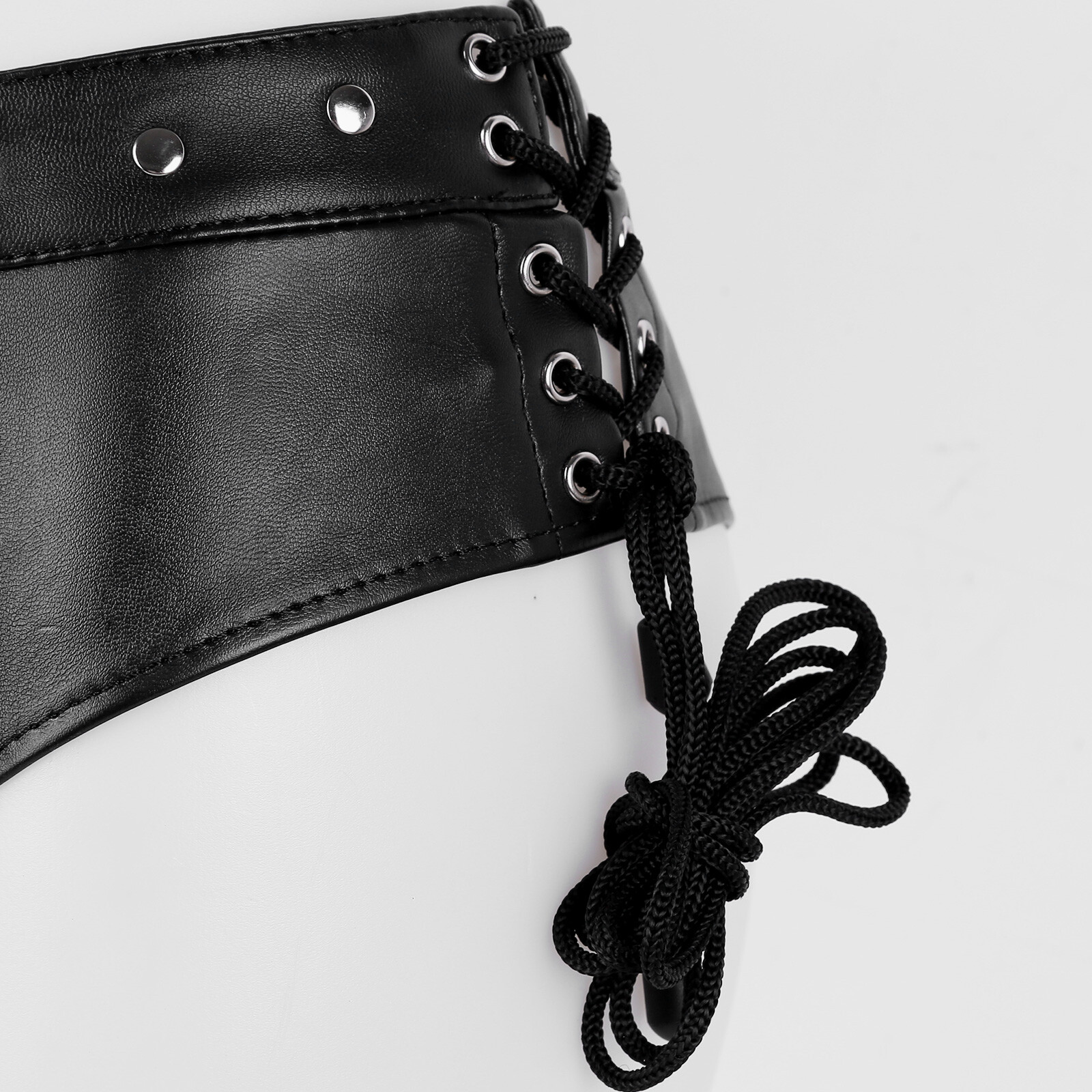 Hot Women Pu Leather Underwear Pants Crotchless Shorts Punk Panties Brief Club