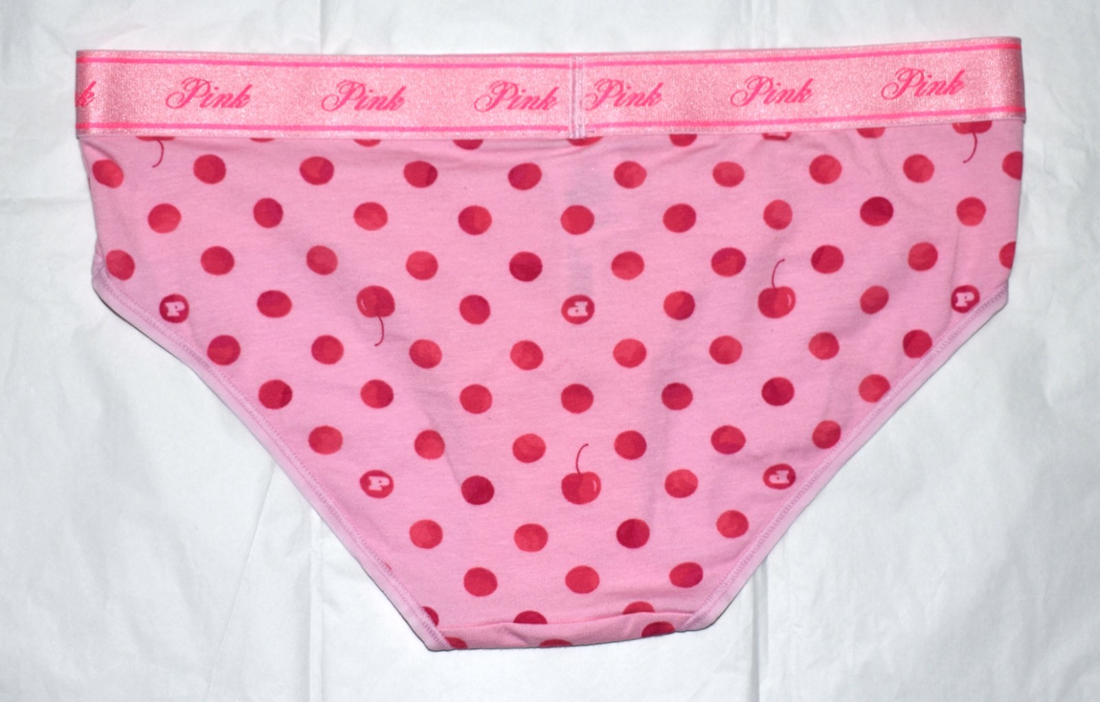 Pink By Victoria’s Secret Valentine Cherry Ultimate Logo Hiphugger Hipster M