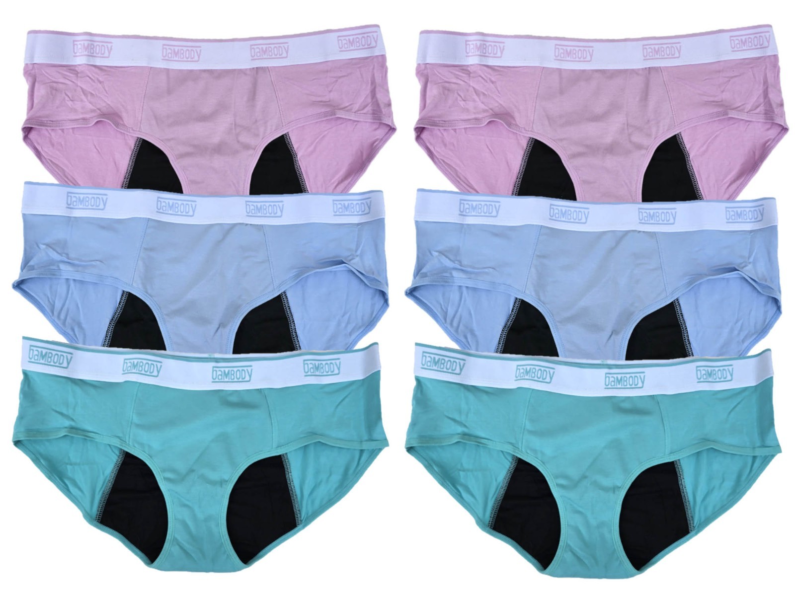 Period Pants Multipack Knickers Leakproof Menstrual Underwear Size 6-20 XS – 2XL