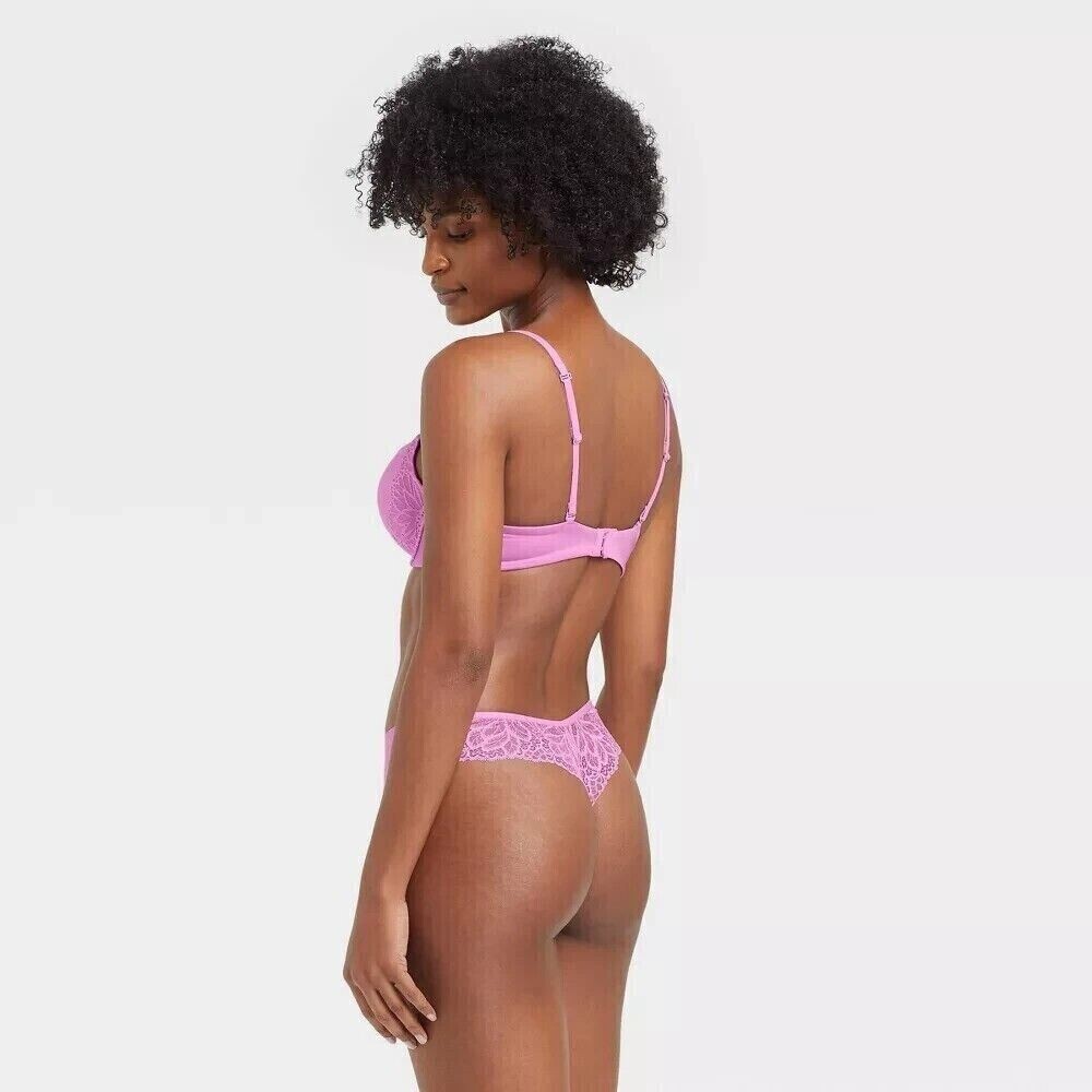 Auden Women’s Variety Thong 2 Pack Size Medium 8-10