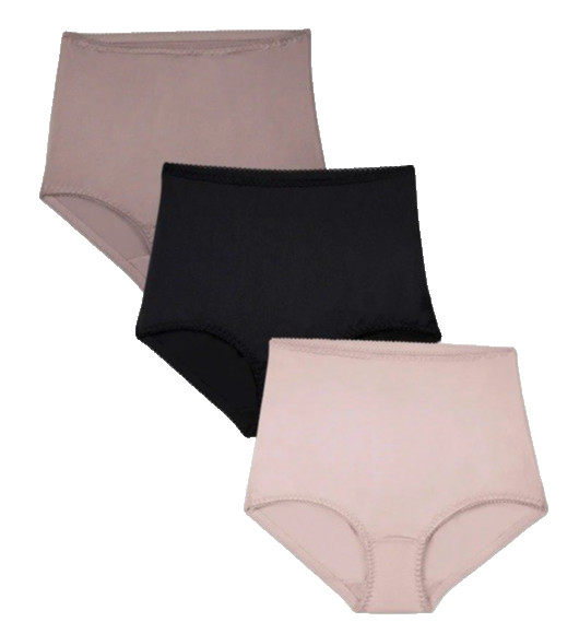 NWT 3-Pack VANITY FAIR Radiant Women’s 4XL Brief Undershapers Light Control