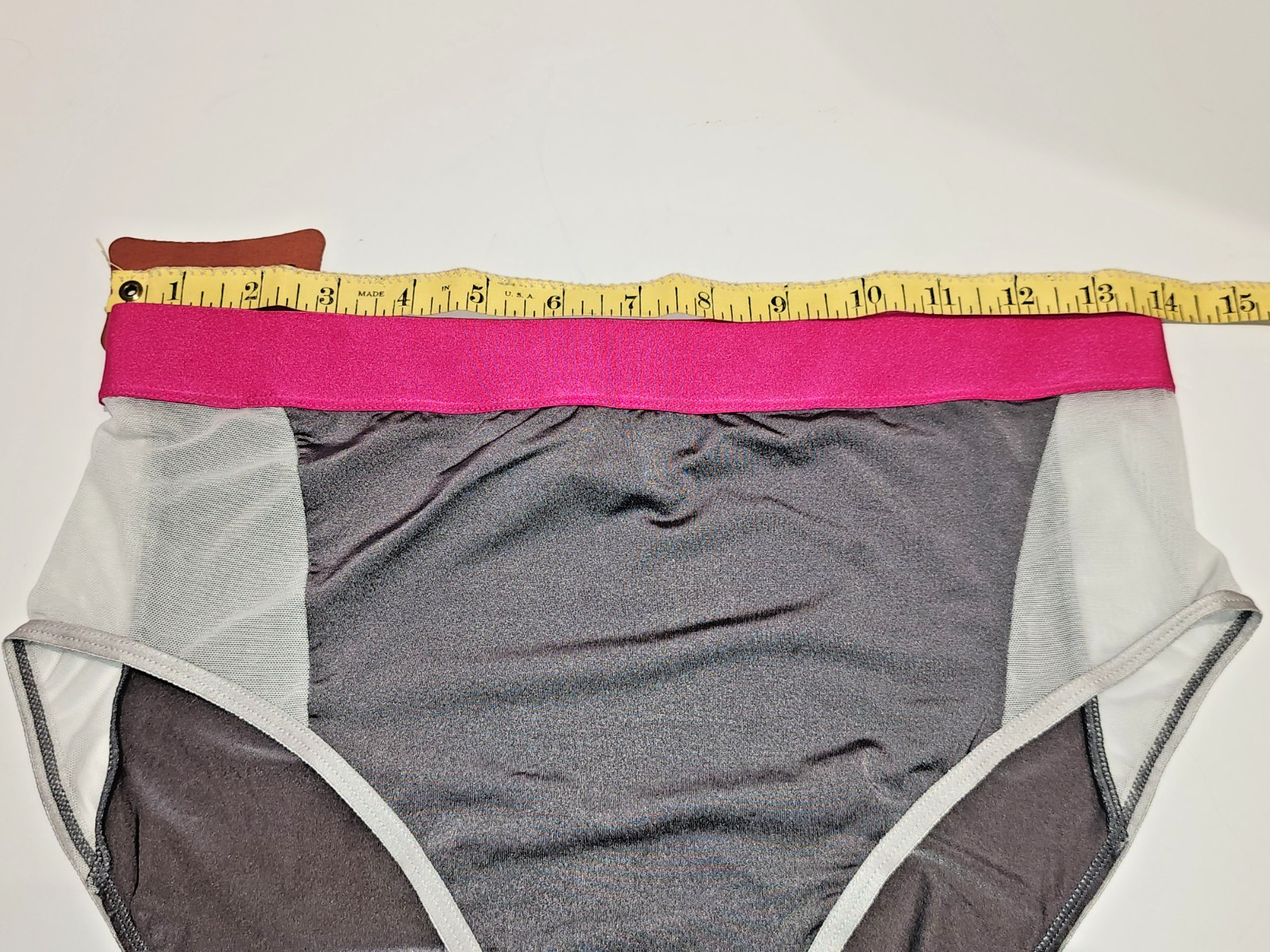 AERIE Women’s High Leg Underwear, Super soft, Mesh side panels, Size Large, NEW