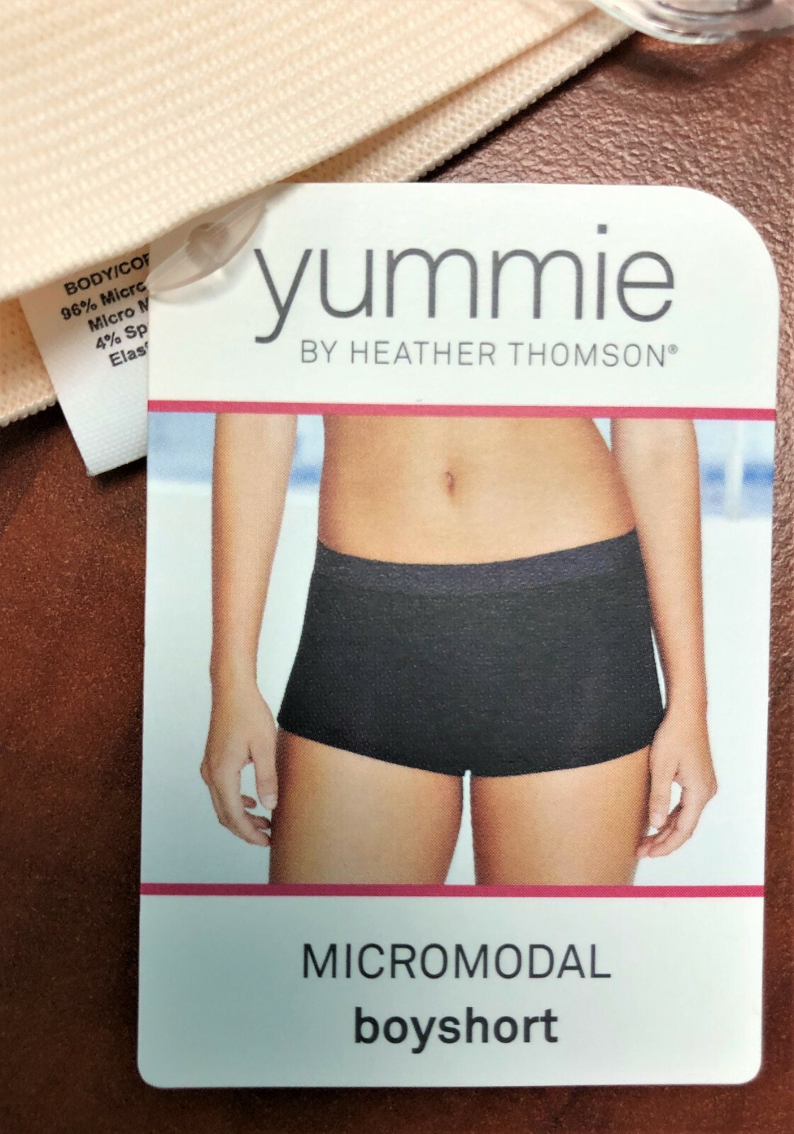 Yummie by Heather Thomson Tessa MicroModal® Stretch Mid-Rise Girl Shorts NEW