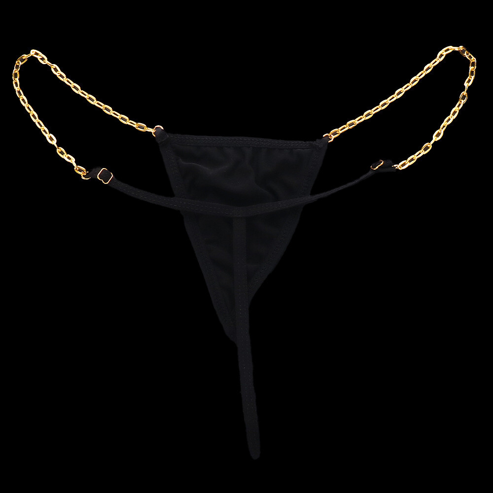 Women Metal Thong G-strings Sexy Bikini Body chain Sexy Underwear 25031