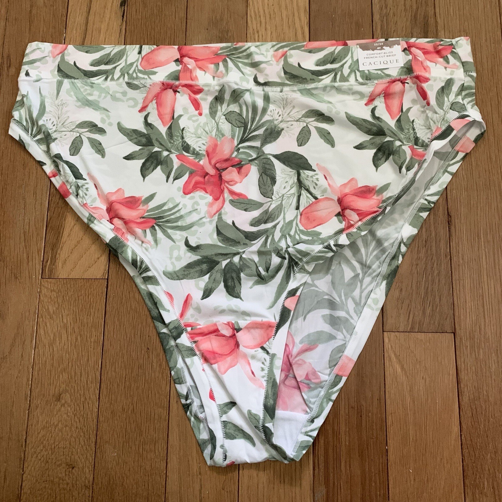 Plus Sz 22/24 Lane Bryant Cacique Comfort Bliss French Cut Brief Panty Pink Lily