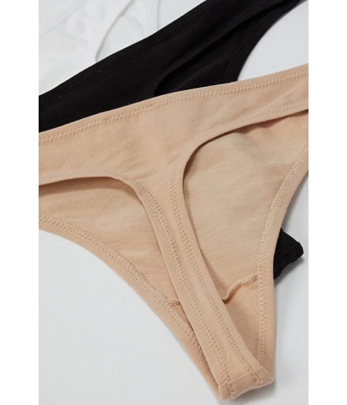 Skin L52111 Multi Gisella 3-Piece Cotton Blend G-String Thong Size S