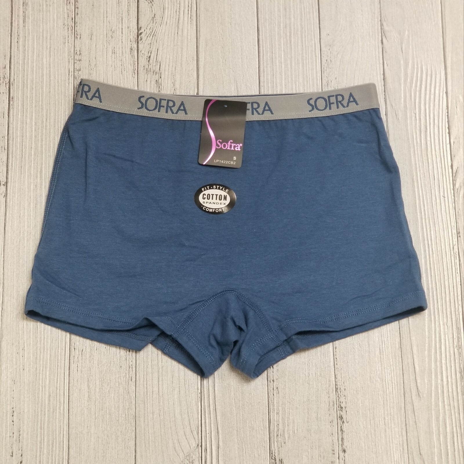 6Pack Women Soft Stretch Cotton High Rise Sport Boxer Shorts Boyshort Underwear