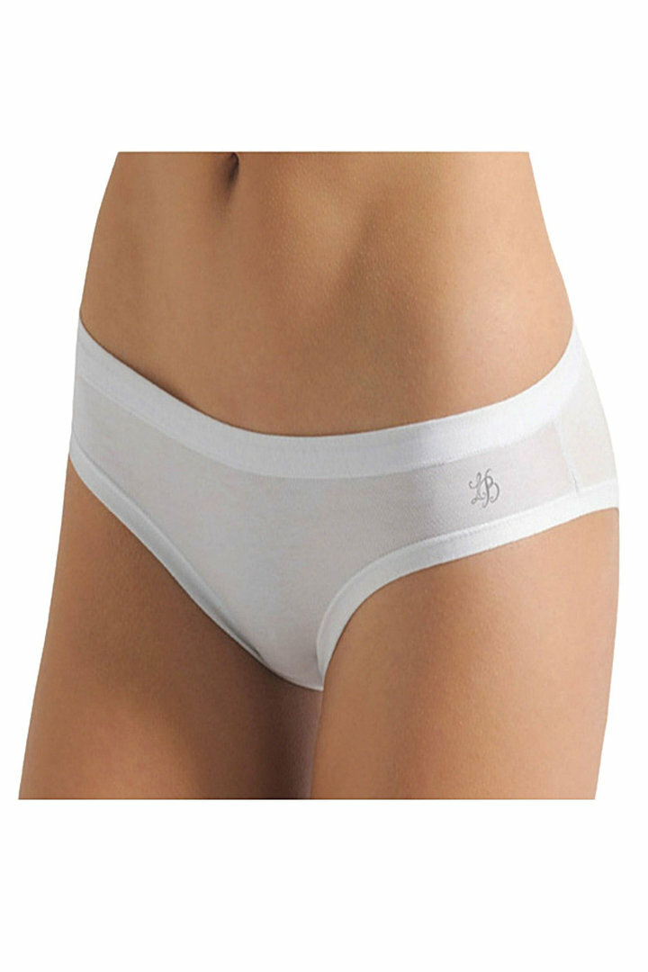 Laura Biagiotti Women’s Stretch Cotton No Elastic Lace Low Side Briefs