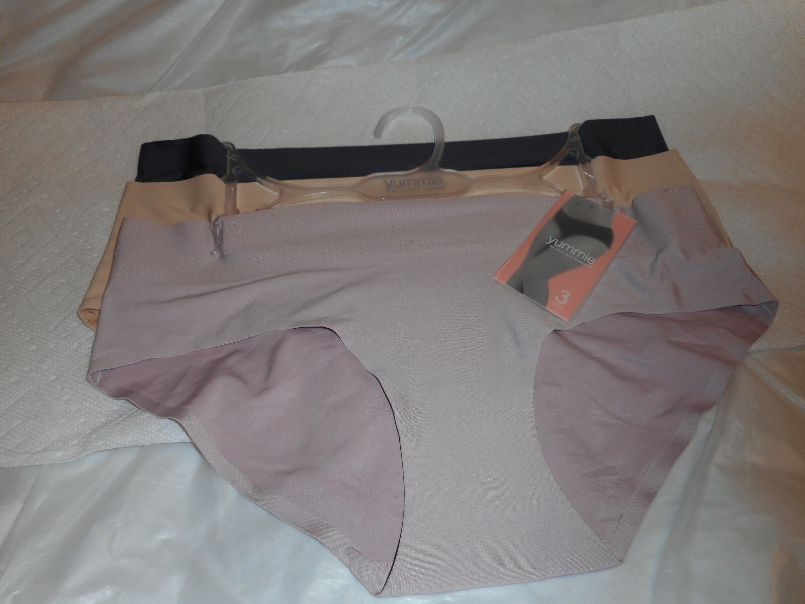 3 Pack Yummie By Heather Thomson hipsters Panty Multi color Large & Extra Large