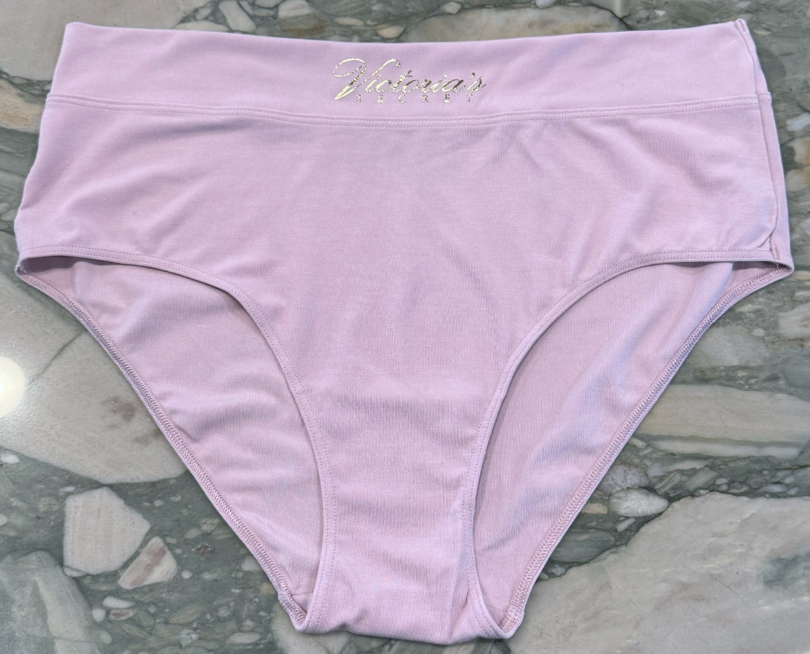 NEW Victoria Secret Body By Victoria High Waist Modal Angel Hiphugger Purple XL
