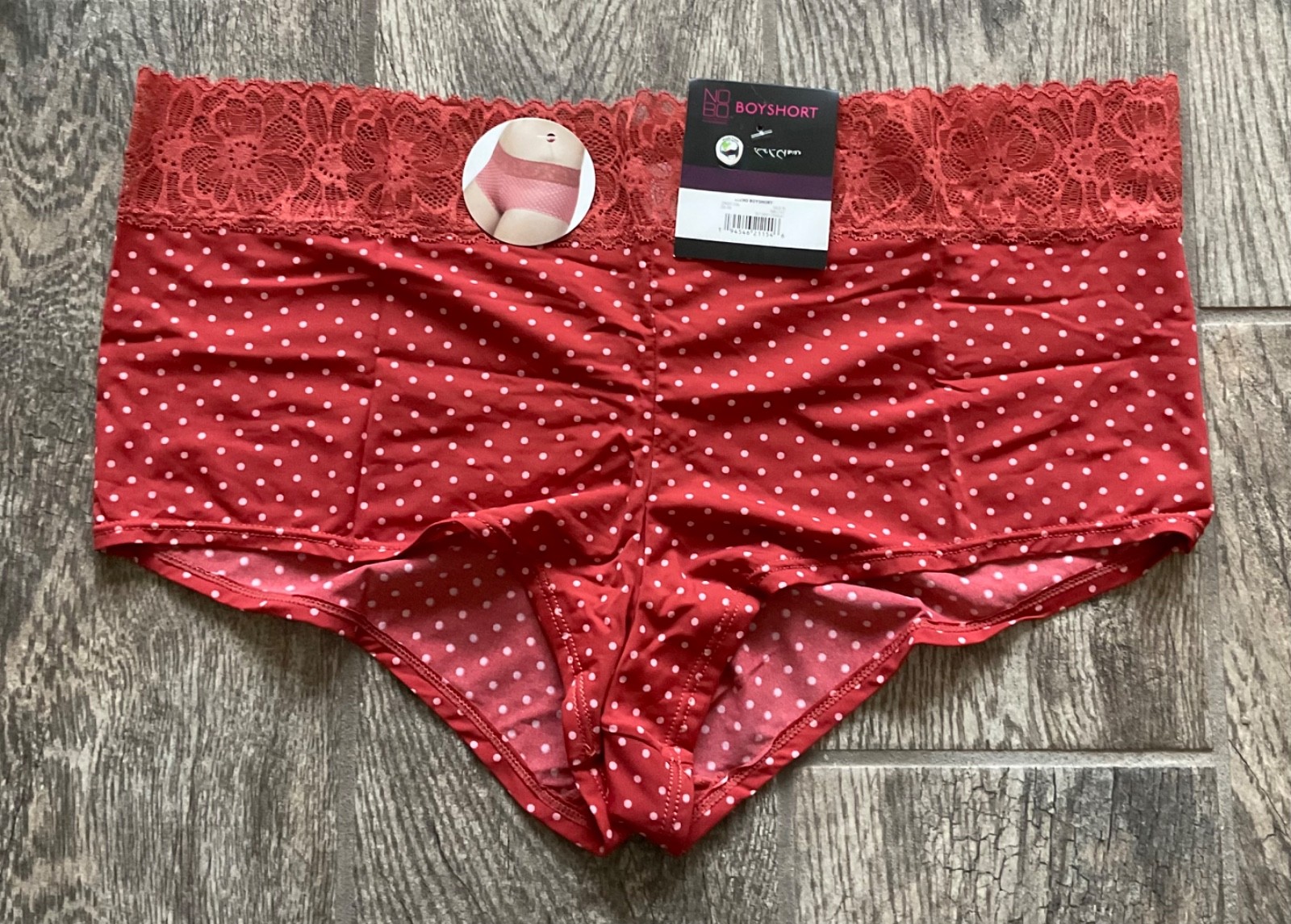 NWT Nobo, No Boundaries Boyshort Panties Cotton, Lace, Seamless, You Pick