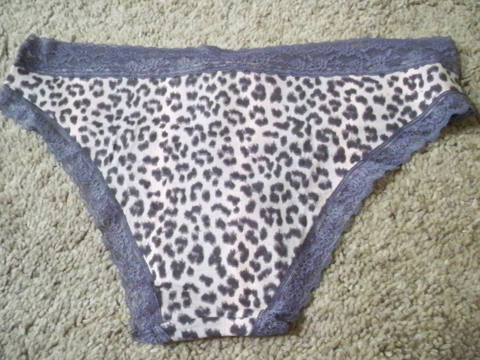 VICTORIAS SECRET LEOPARD LOW RISE CHEEKINI LARGE NEW