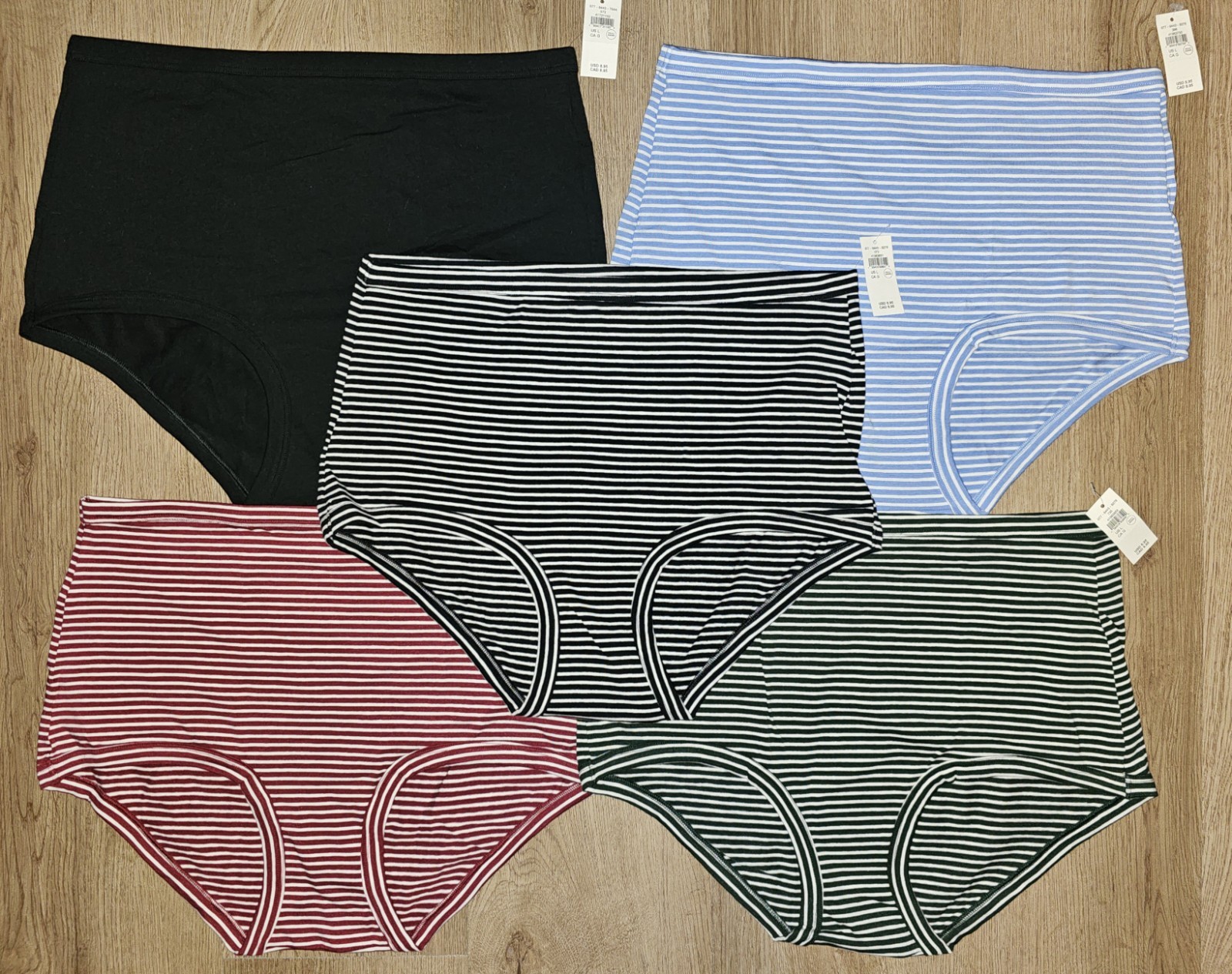 Aerie Superchill Cotton High Waisted Boybrief Panty Underwear Undies x 5 – LARGE