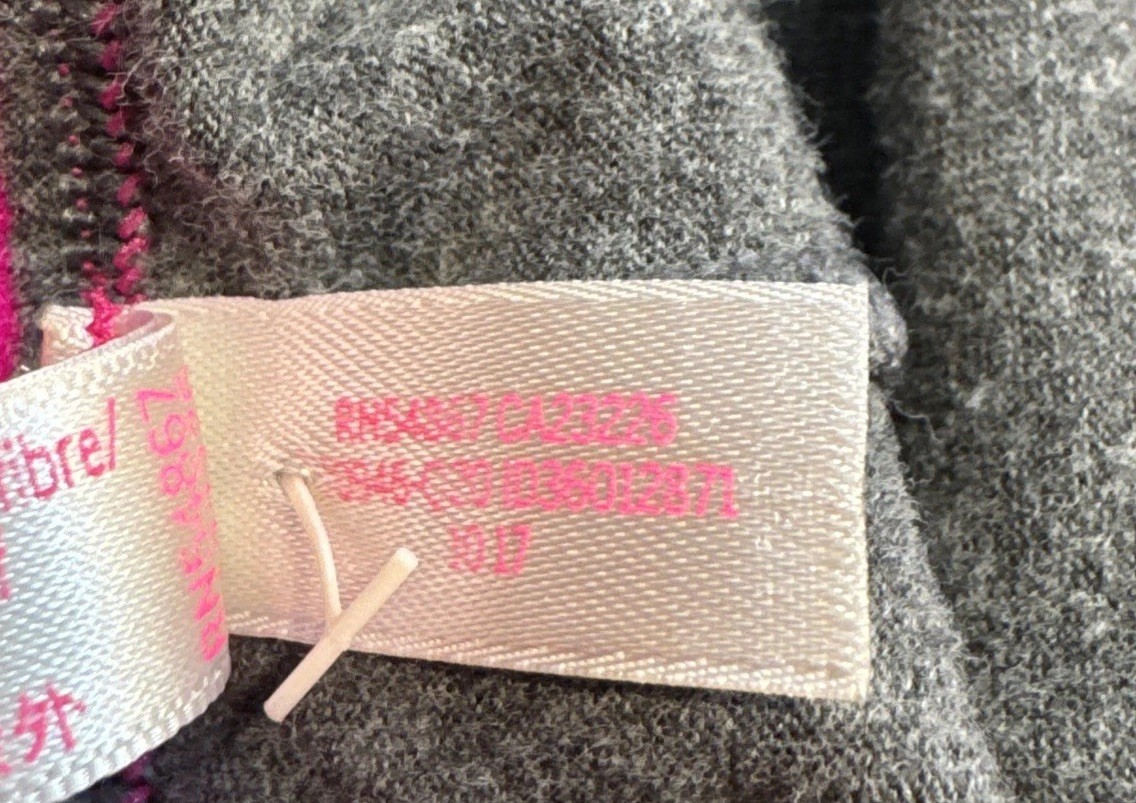 Victoria’s Secret PINK Glitter Panty Black Women’s Small 2017
