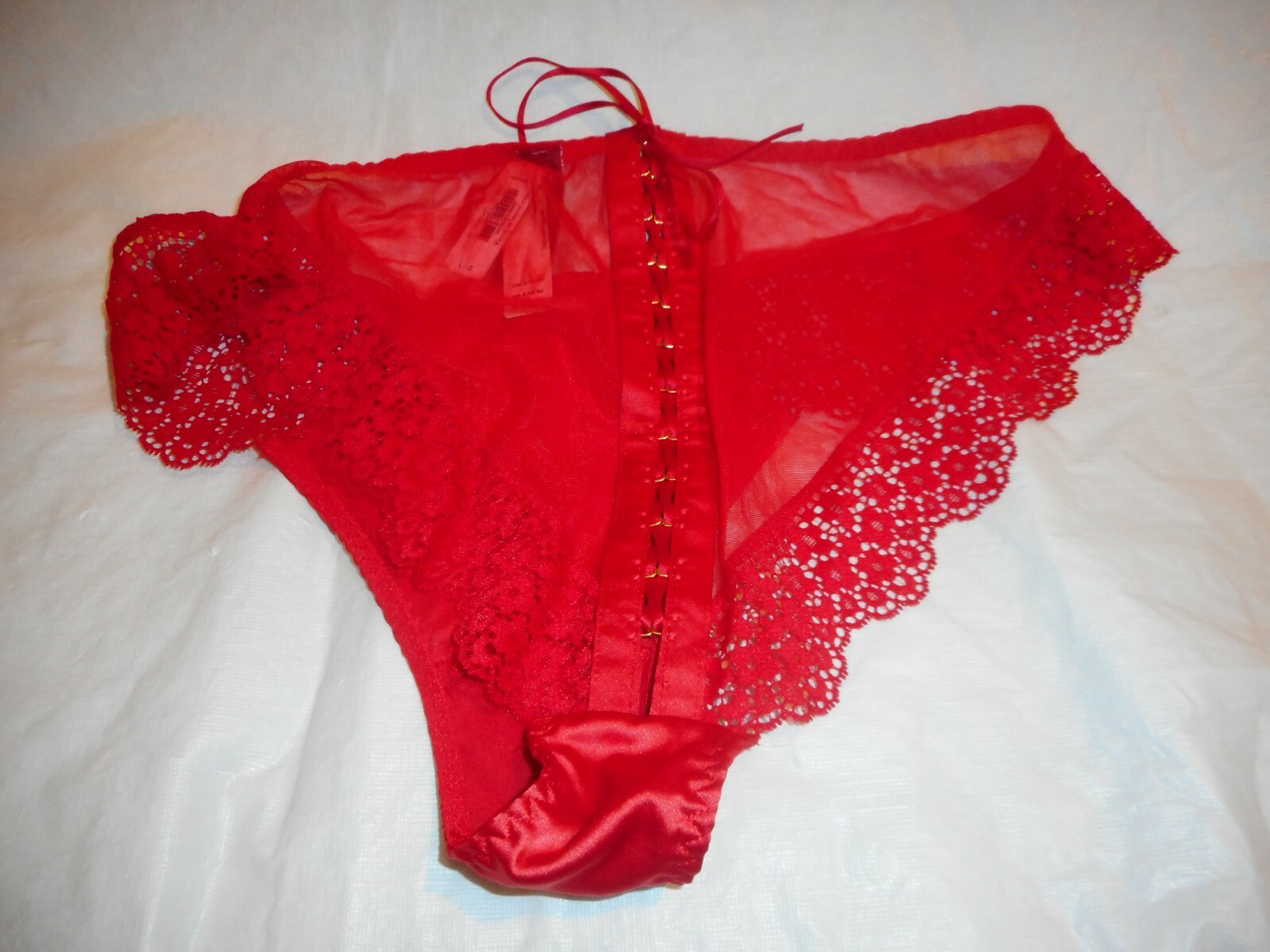 N/W/T Victoria’s Secret Very Sexy Red Bikini Panty SIZE LARGE