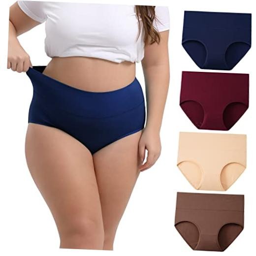 Women’s Plus Size XL-6XL Cotton Underwear High Waisted 3X-Large Earthy Sunset