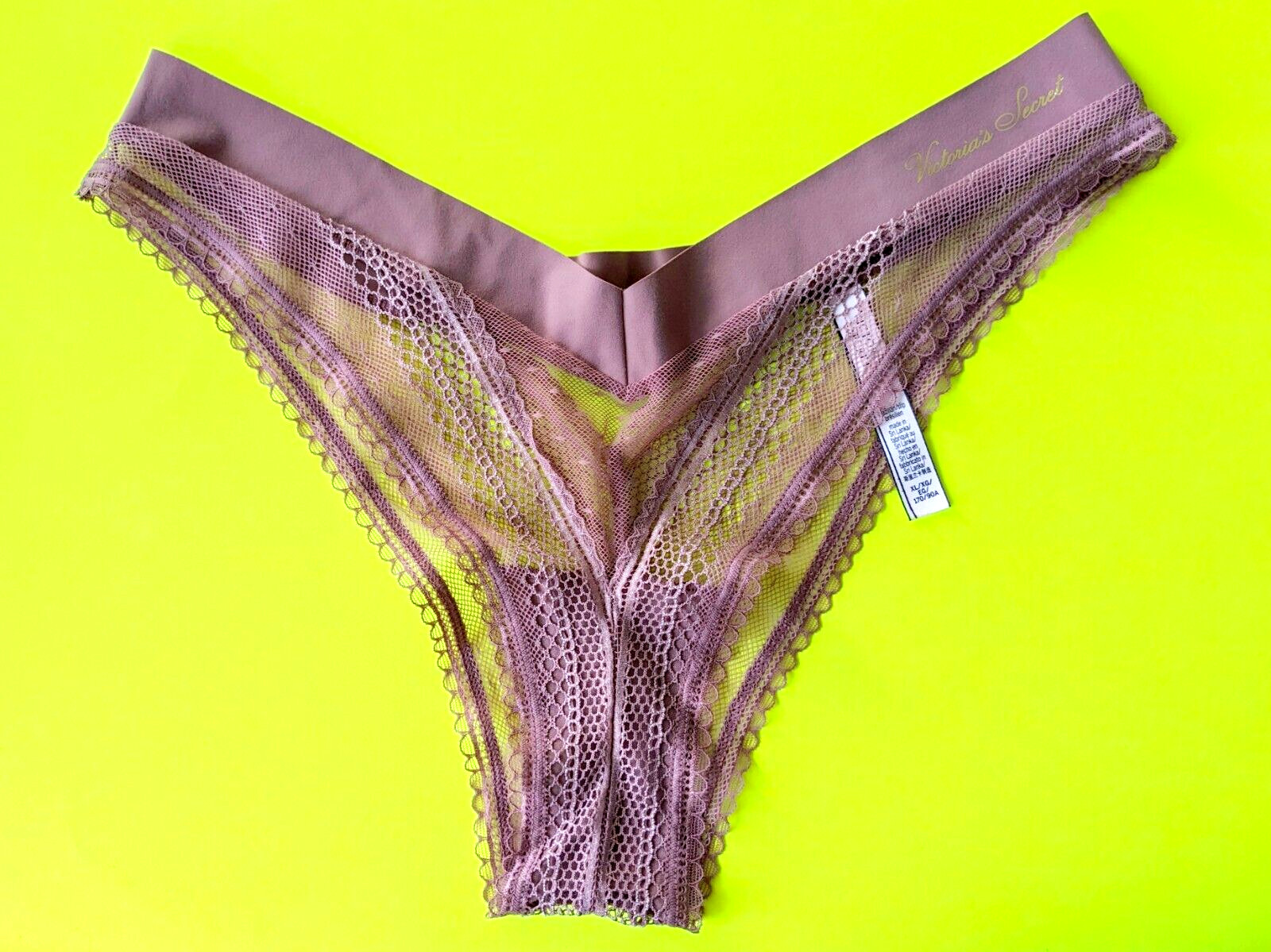Victoria’s Secret Size XL Luxe Lace Brazilian Panties Bundle – Lot of 3