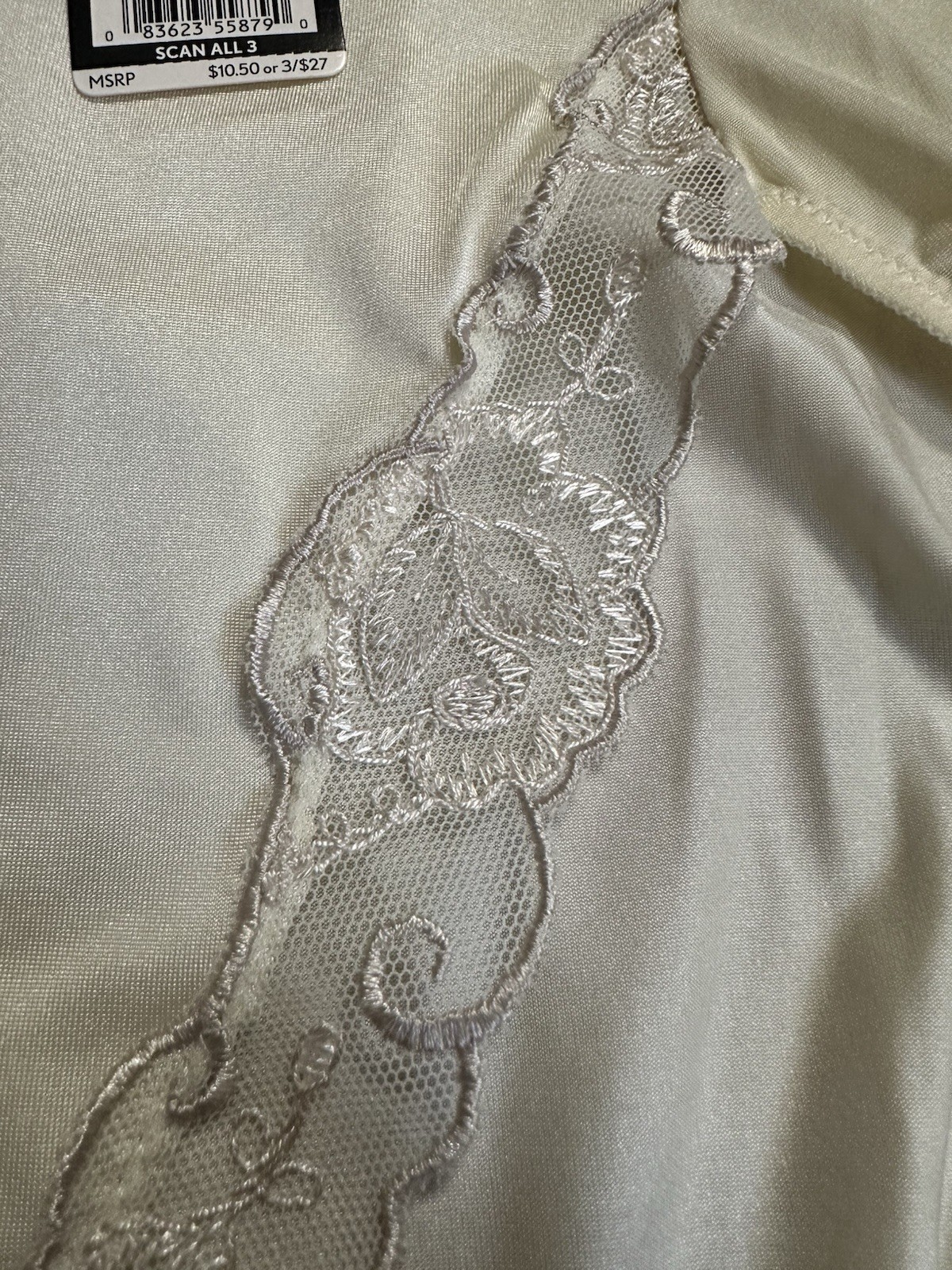 DEAD STOCK RARE! NWT Vanity Fair Elegance Hi-Cut 13174 Size 6 SO SILKY LUXURIOUS