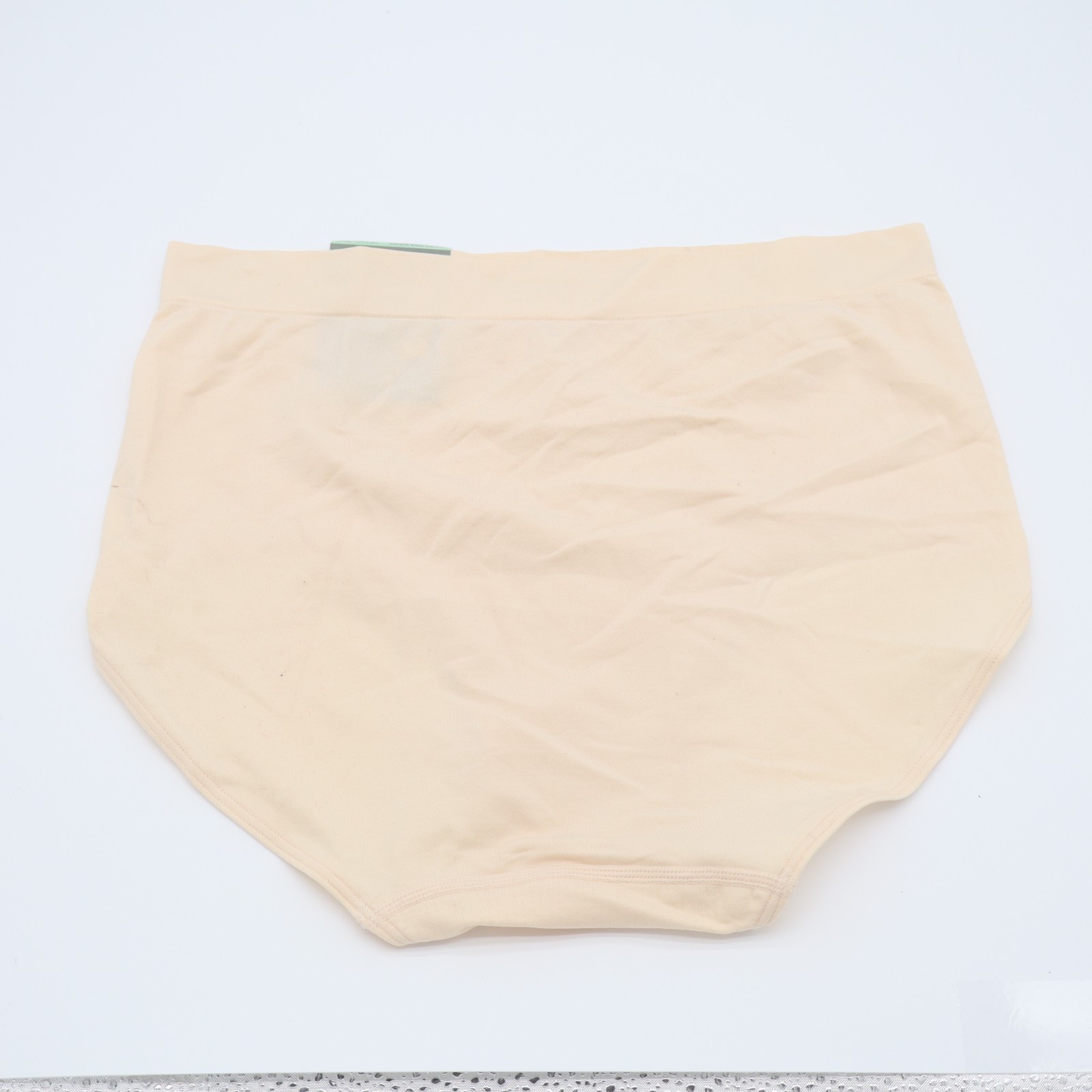 Bali One Smooth U All Over Smoothing Seamless Brief Panty Womens XL/8 Beige