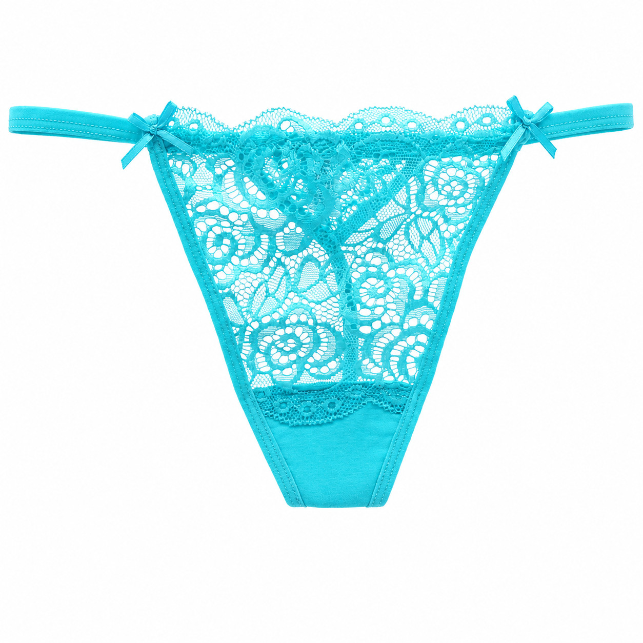 6 Pack M L XL Women Sheer Sexy Lace Thong Panties Low Rise G-String Underwear