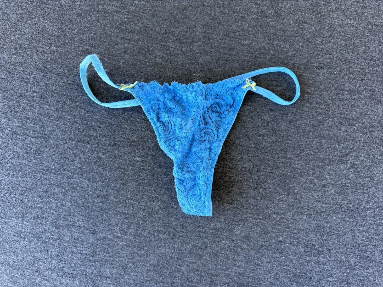 Lace & Mesh Thong Lot 5 Pink Blue Red White Lingerie Bundle Sz M & 6 NWOT