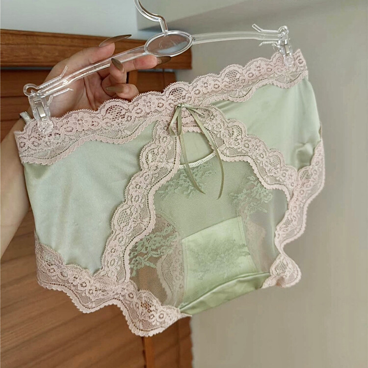 5 Pack Lot Sexy Ladies Womens Lace Satin Panties Underwear Briefs Lingeries Soft