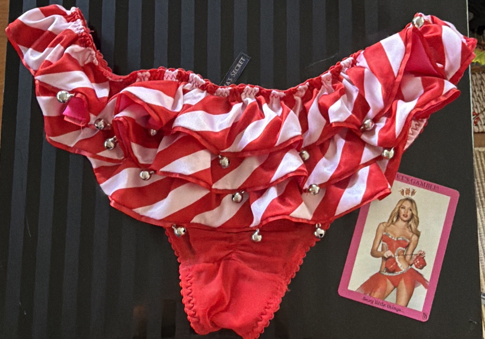 Victoria’s Secret Panty with Bells and Ribbon Design
