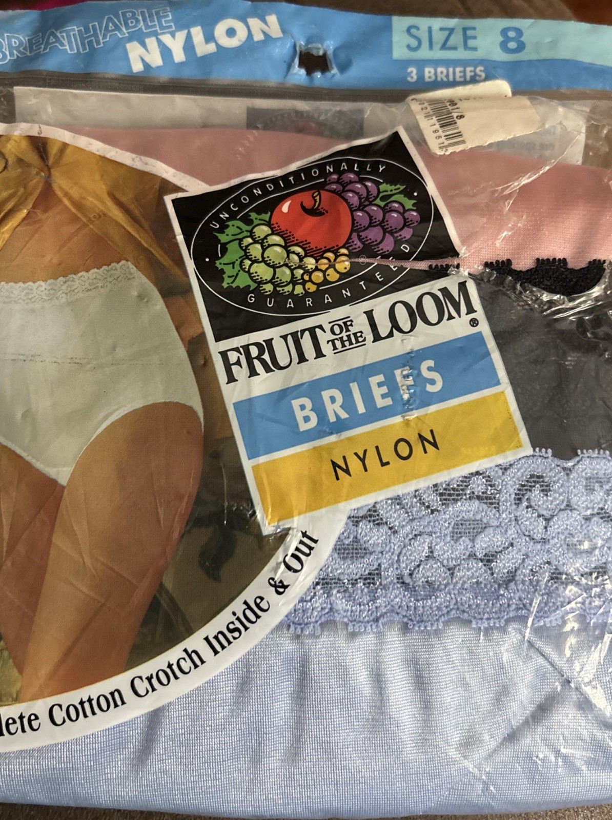 Vintage Women’s Fruit of the Loom Nylon Briefs