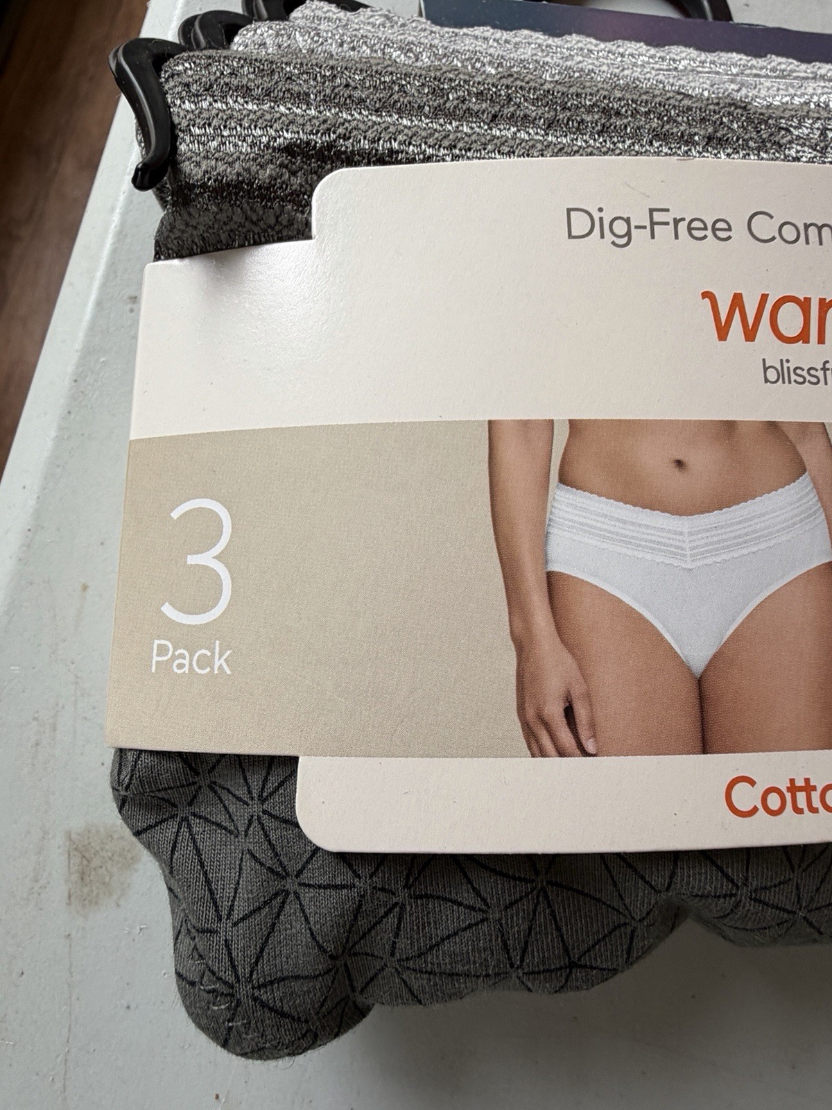 Warner Women’s Panties 3 Pack Size 10-XXXL
