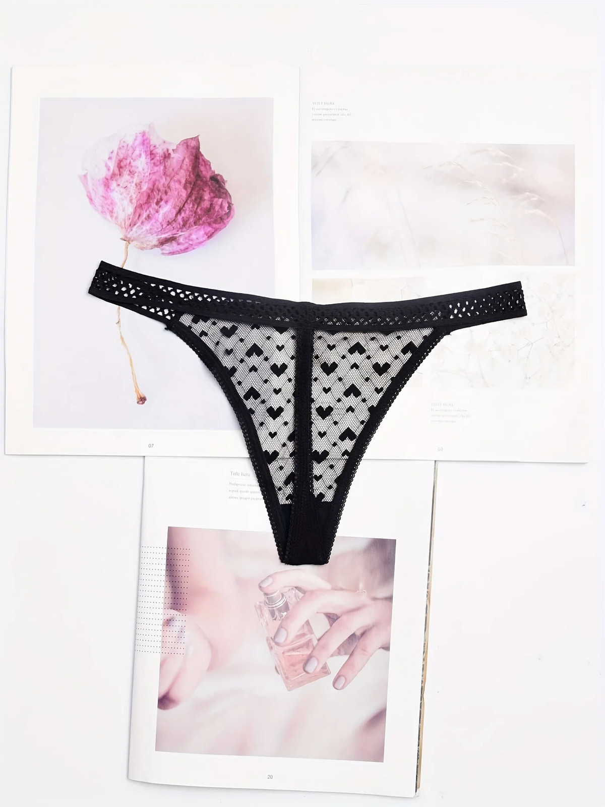 Lace G String Thong Low Rise Stretch Bikini Underwear Panties Women Plus 4XL