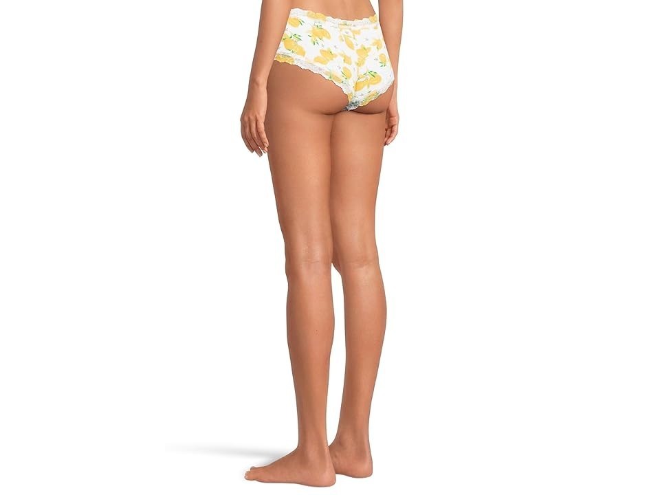 Hanky Panky Supima Boyshort Underwear Women’s XS White Lemonade Print BUU059